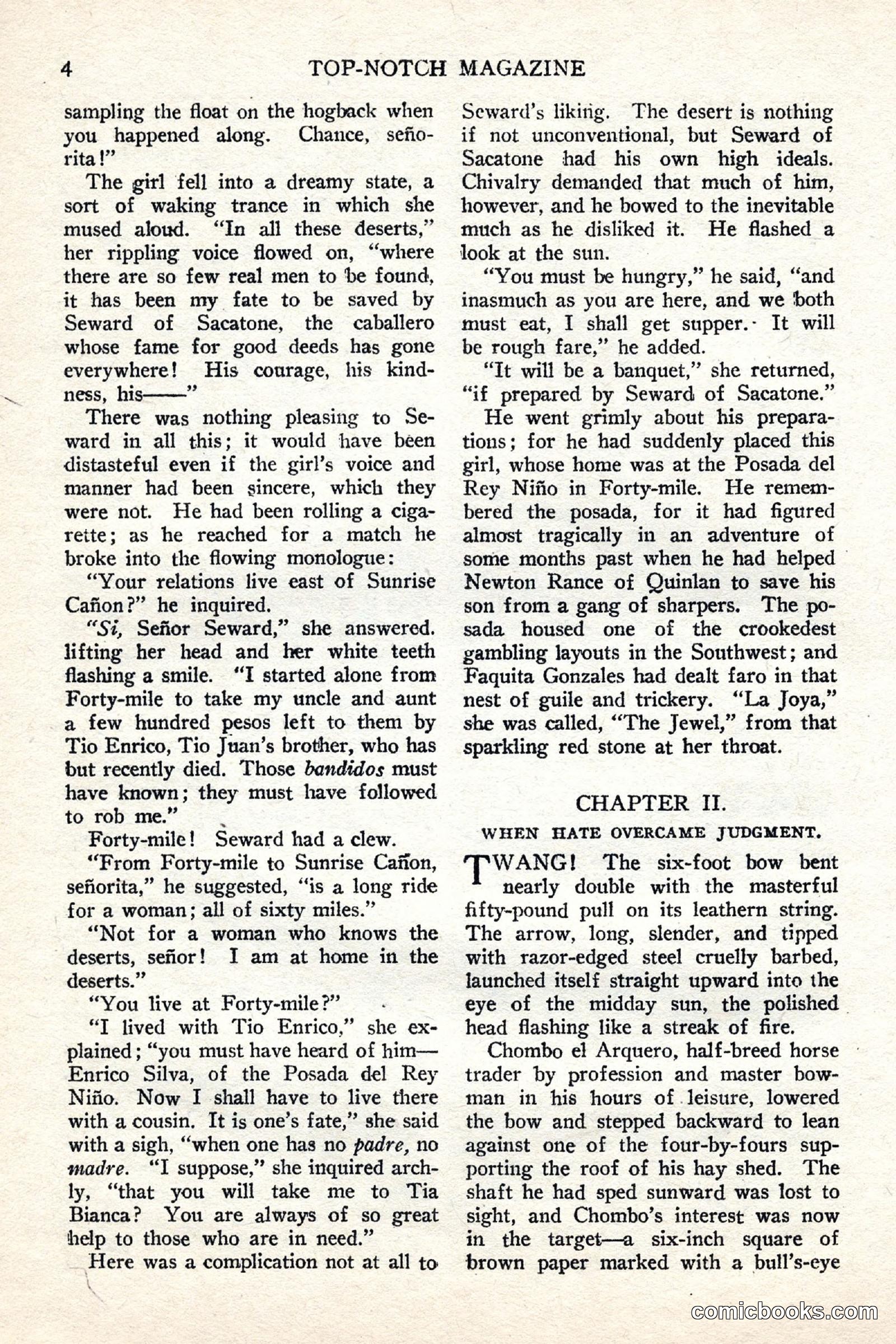 Top Notch Magazine, June 1, 1926 — page 24 of 174