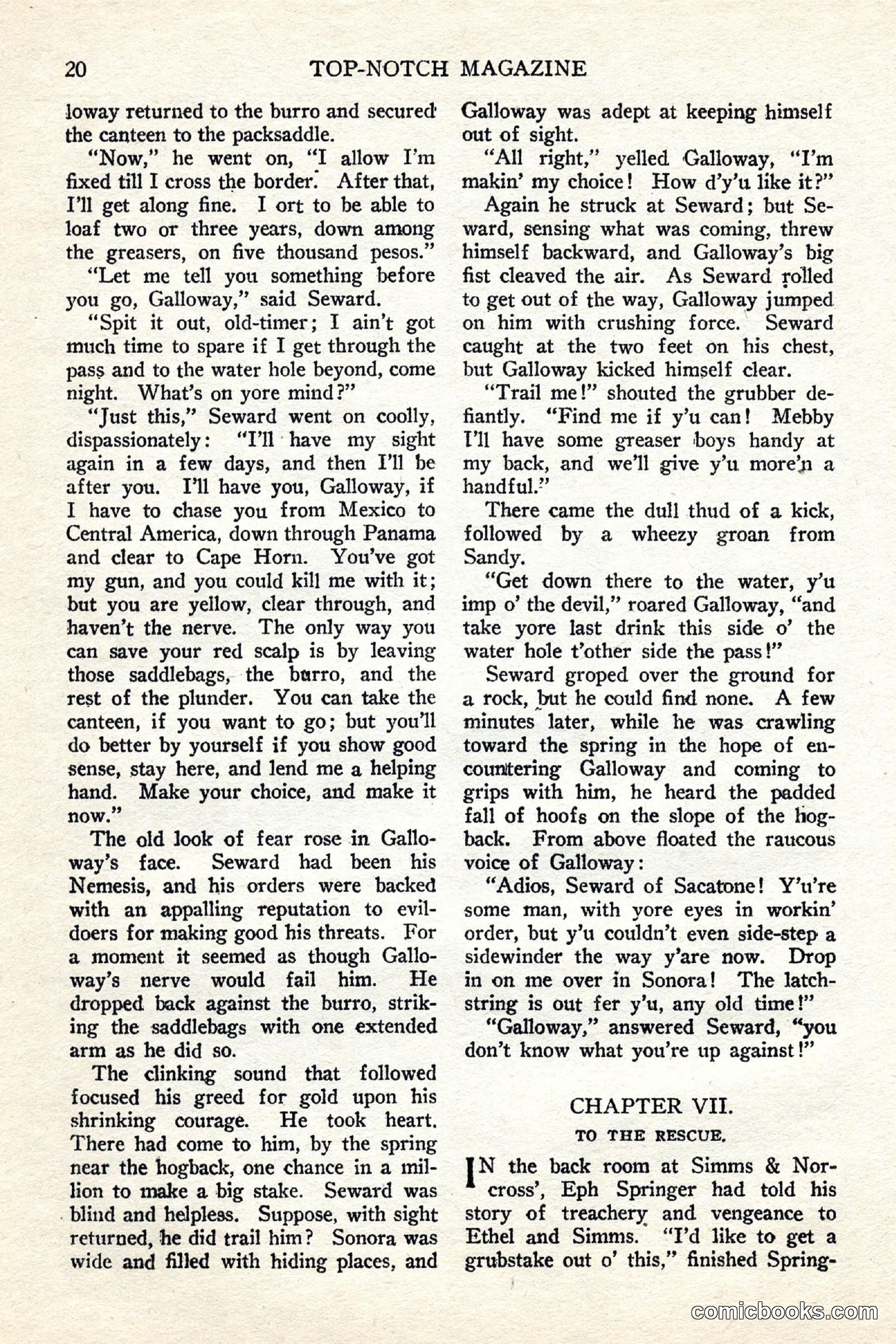 Top Notch Magazine, June 1, 1926 — page 40 of 174