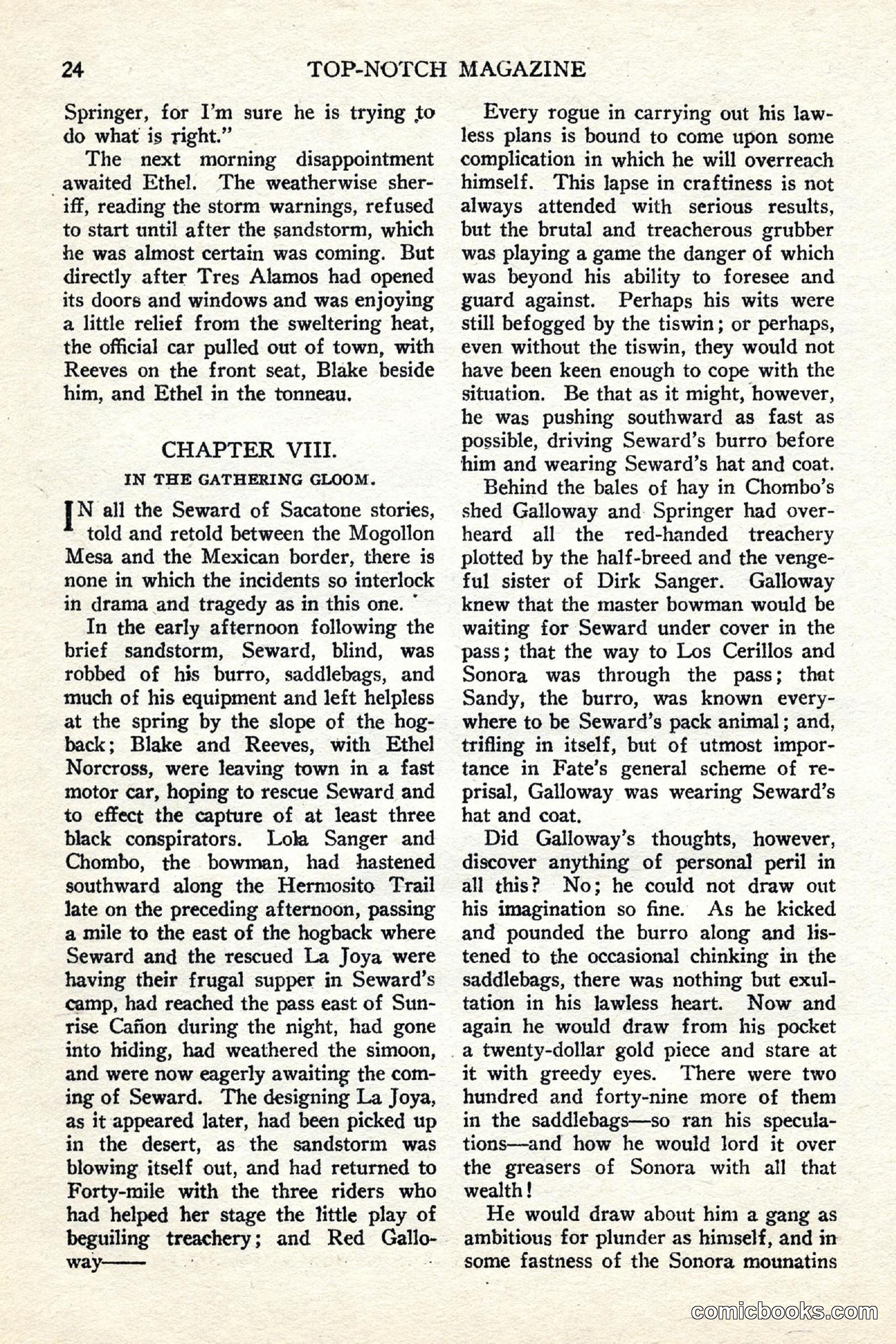 Top Notch Magazine, June 1, 1926 — page 44 of 174
