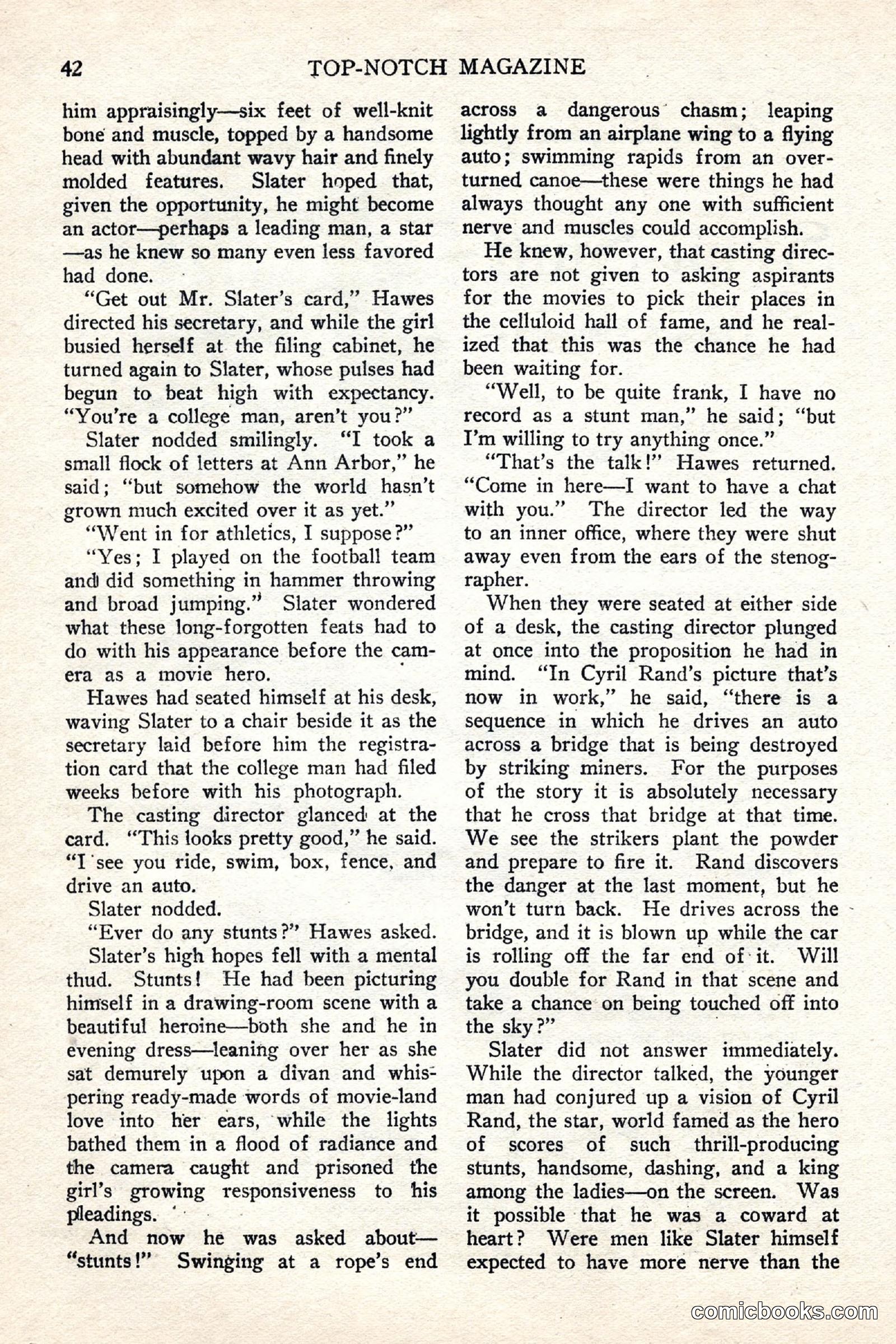 Top Notch Magazine, June 1, 1926 — page 62 of 174