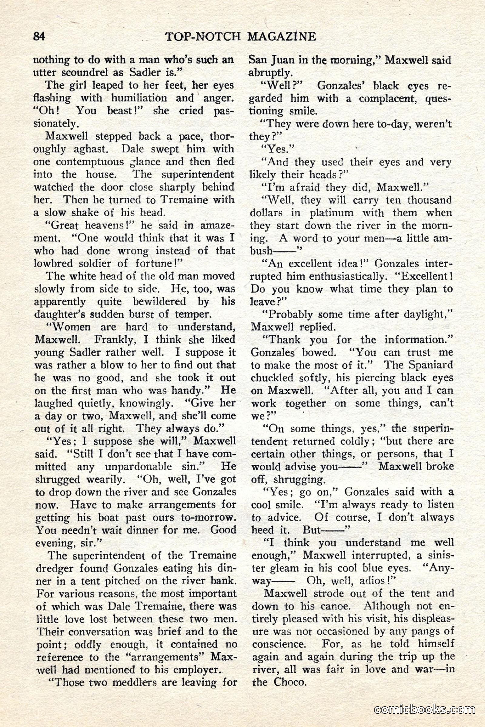 Top Notch Magazine, June 1, 1926 — page 104 of 174
