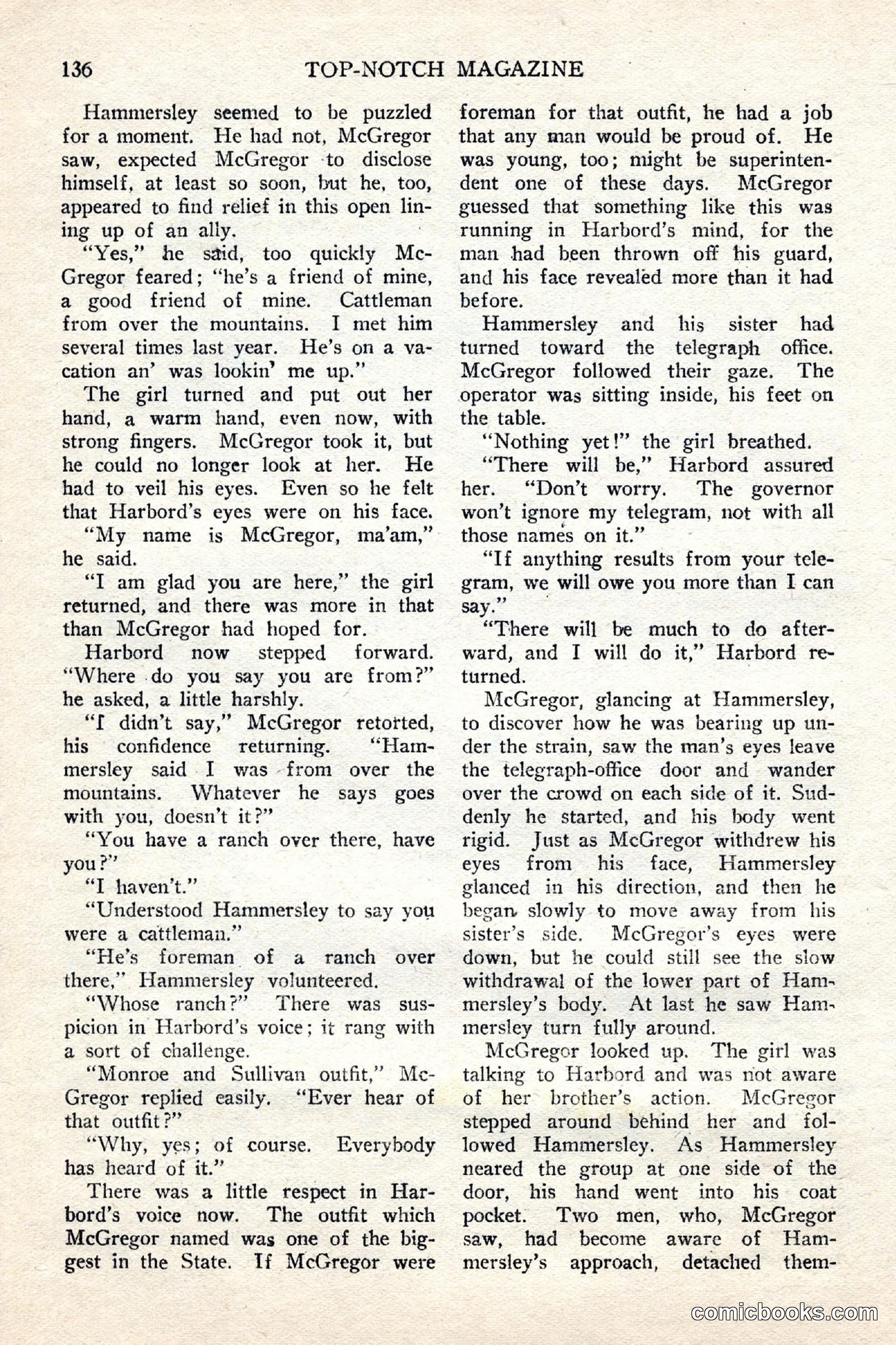 Top Notch Magazine, June 1, 1926 — page 156 of 174