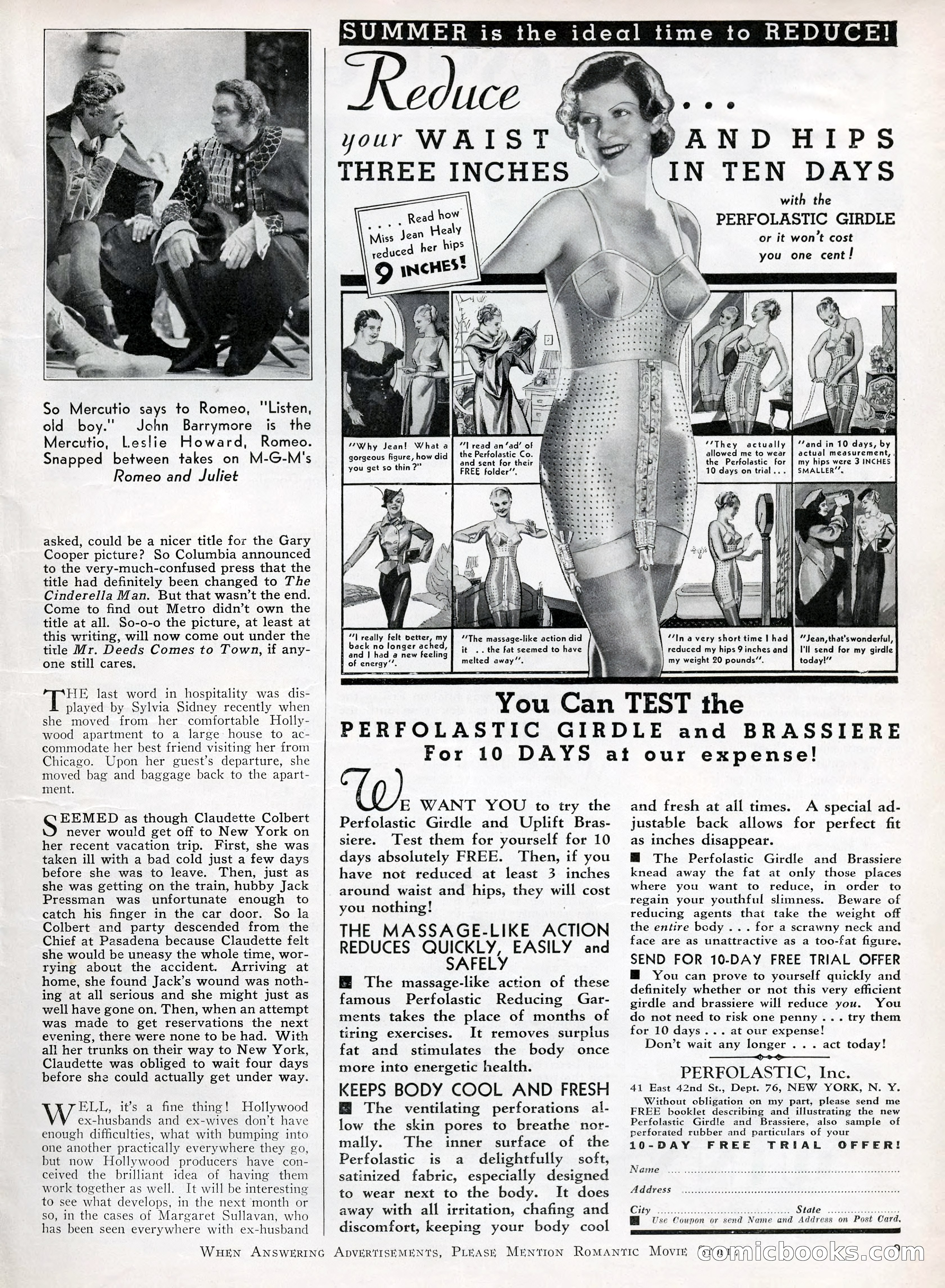 Romantic Movie Stories, June 1936 — page 9 of 70