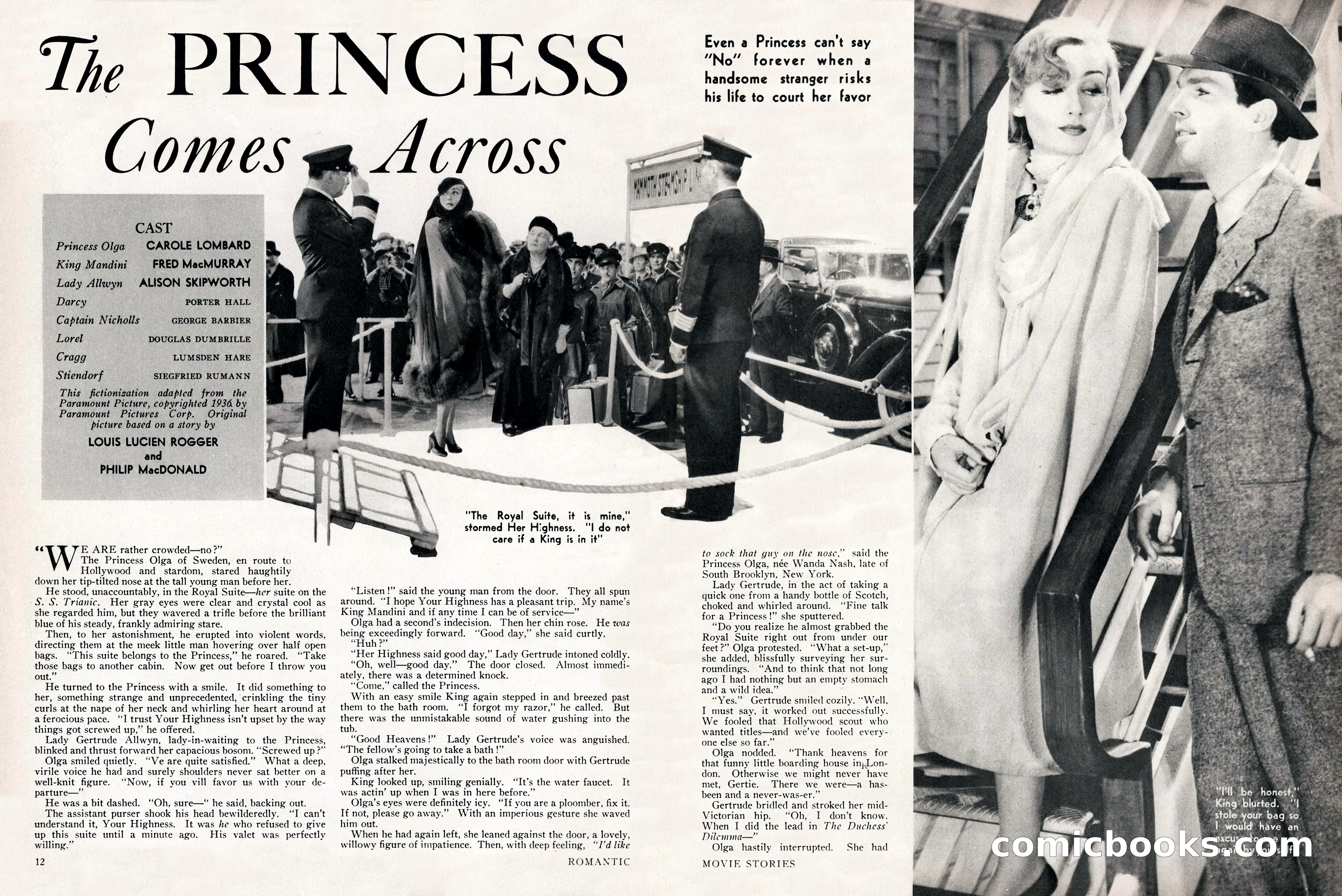 Romantic Movie Stories, June 1936 — page 12 of 70