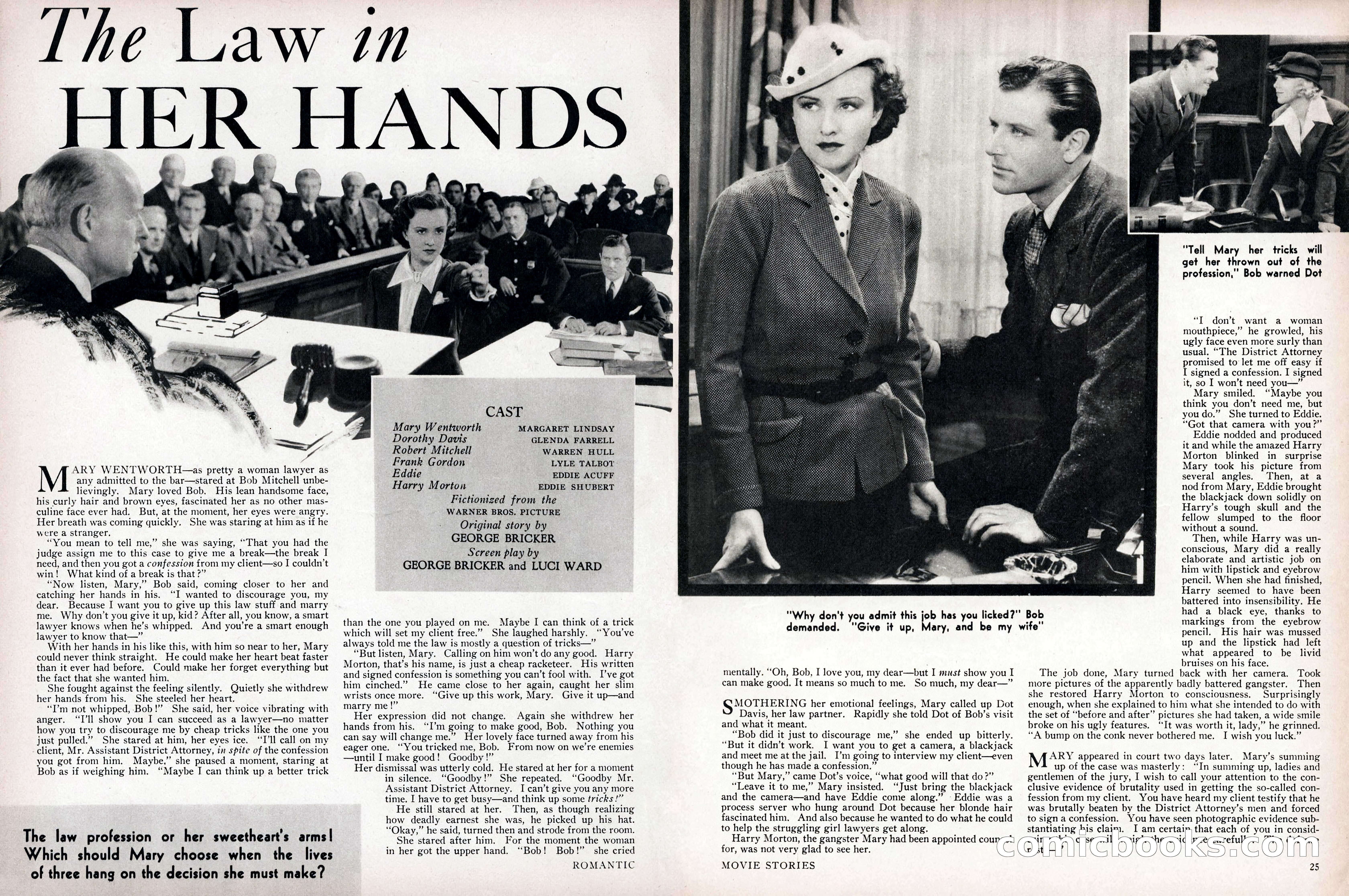 Romantic Movie Stories, June 1936 — page 20 of 70