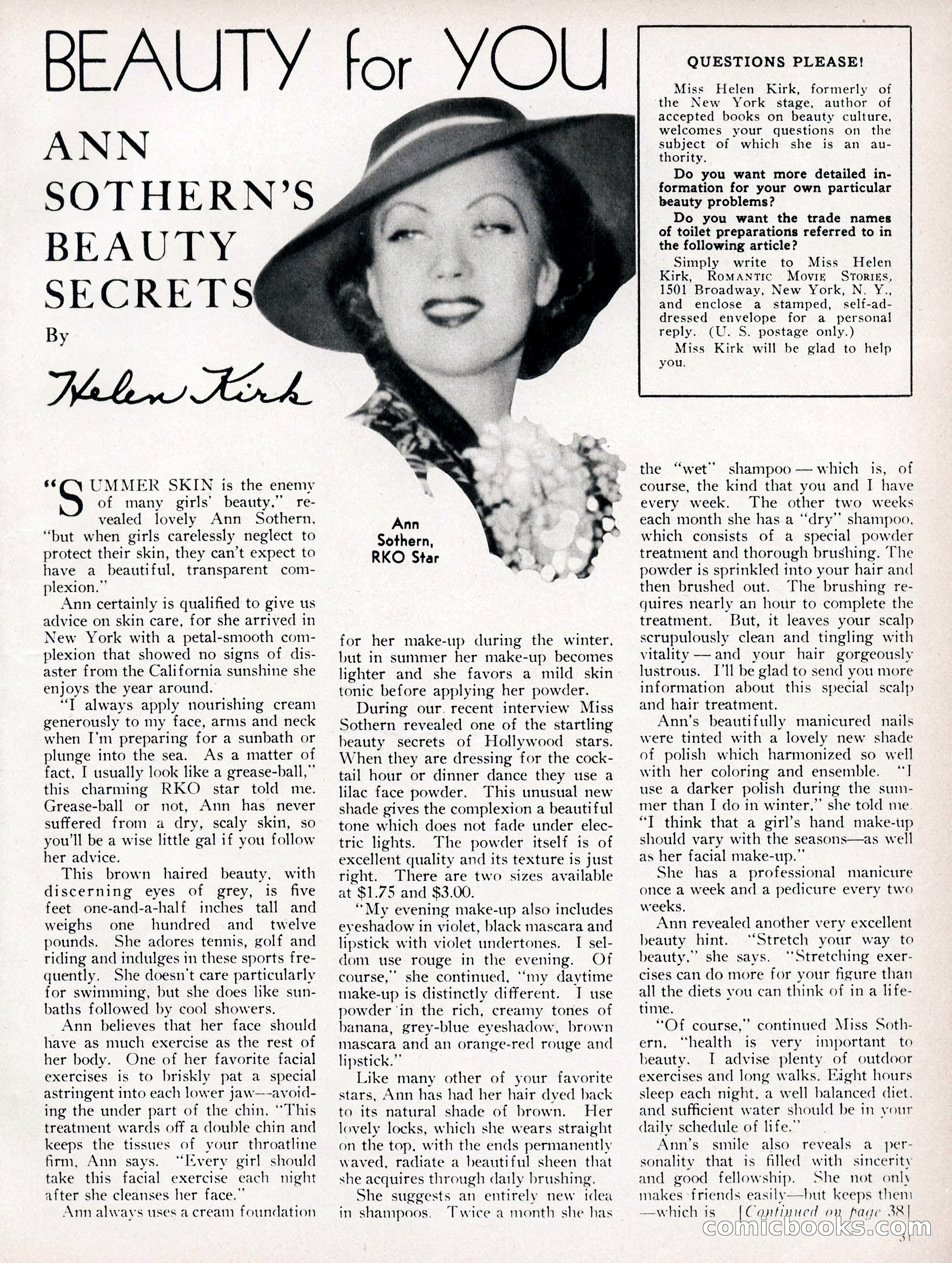 Romantic Movie Stories, June 1936 — page 25 of 70