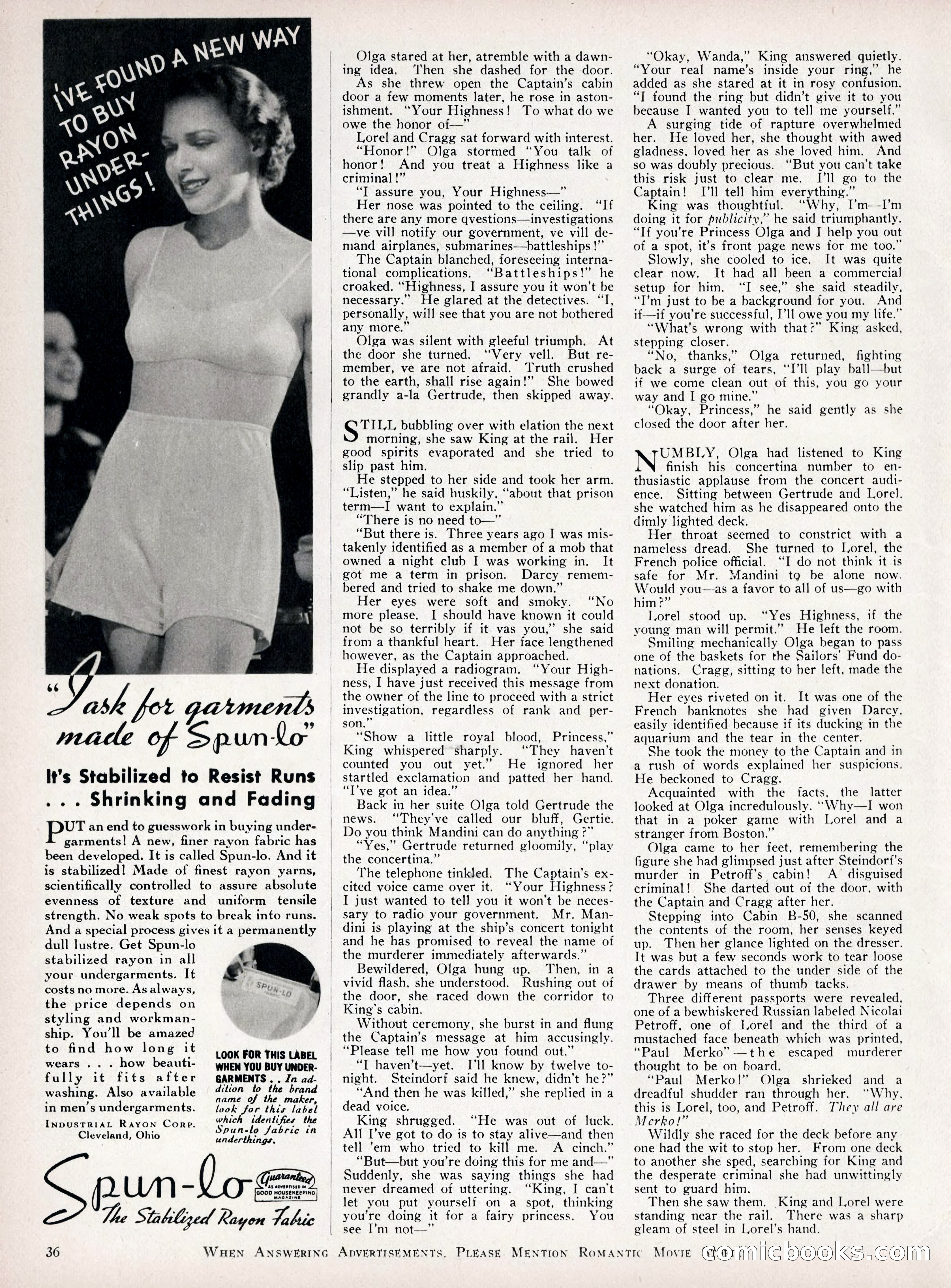 Romantic Movie Stories, June 1936 — page 29 of 70