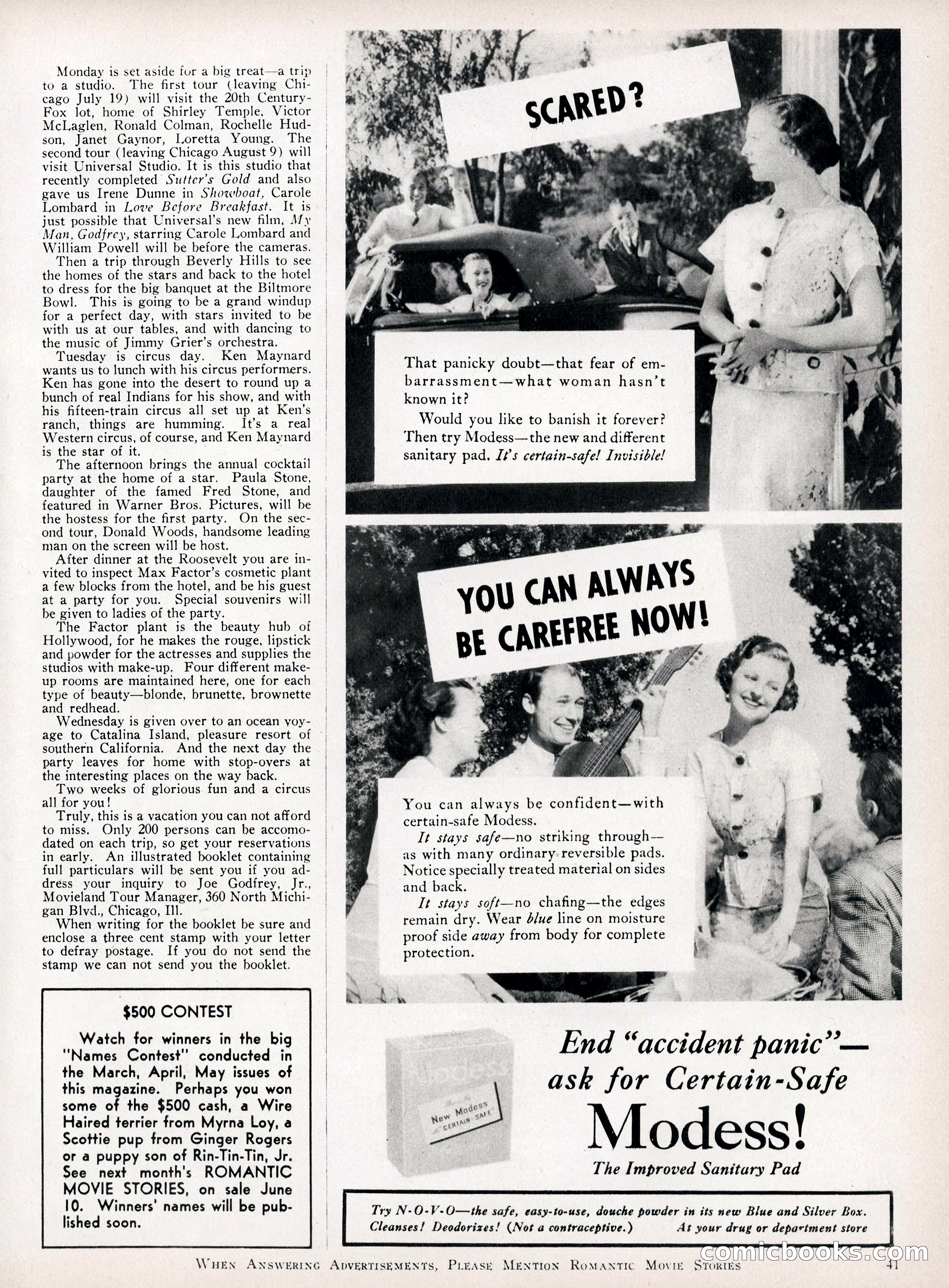 Romantic Movie Stories, June 1936 — page 34 of 70