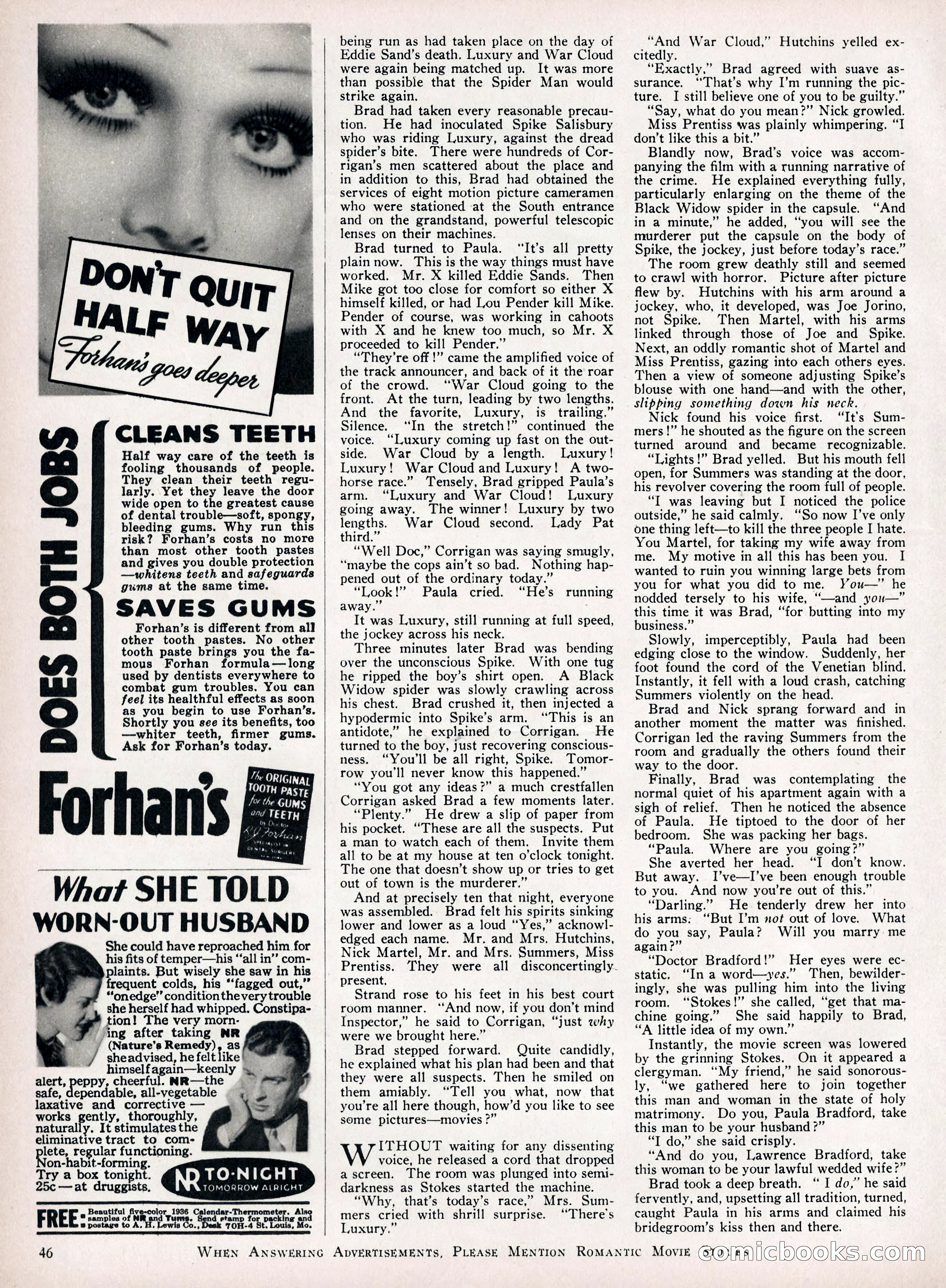 Romantic Movie Stories, June 1936 — page 39 of 70