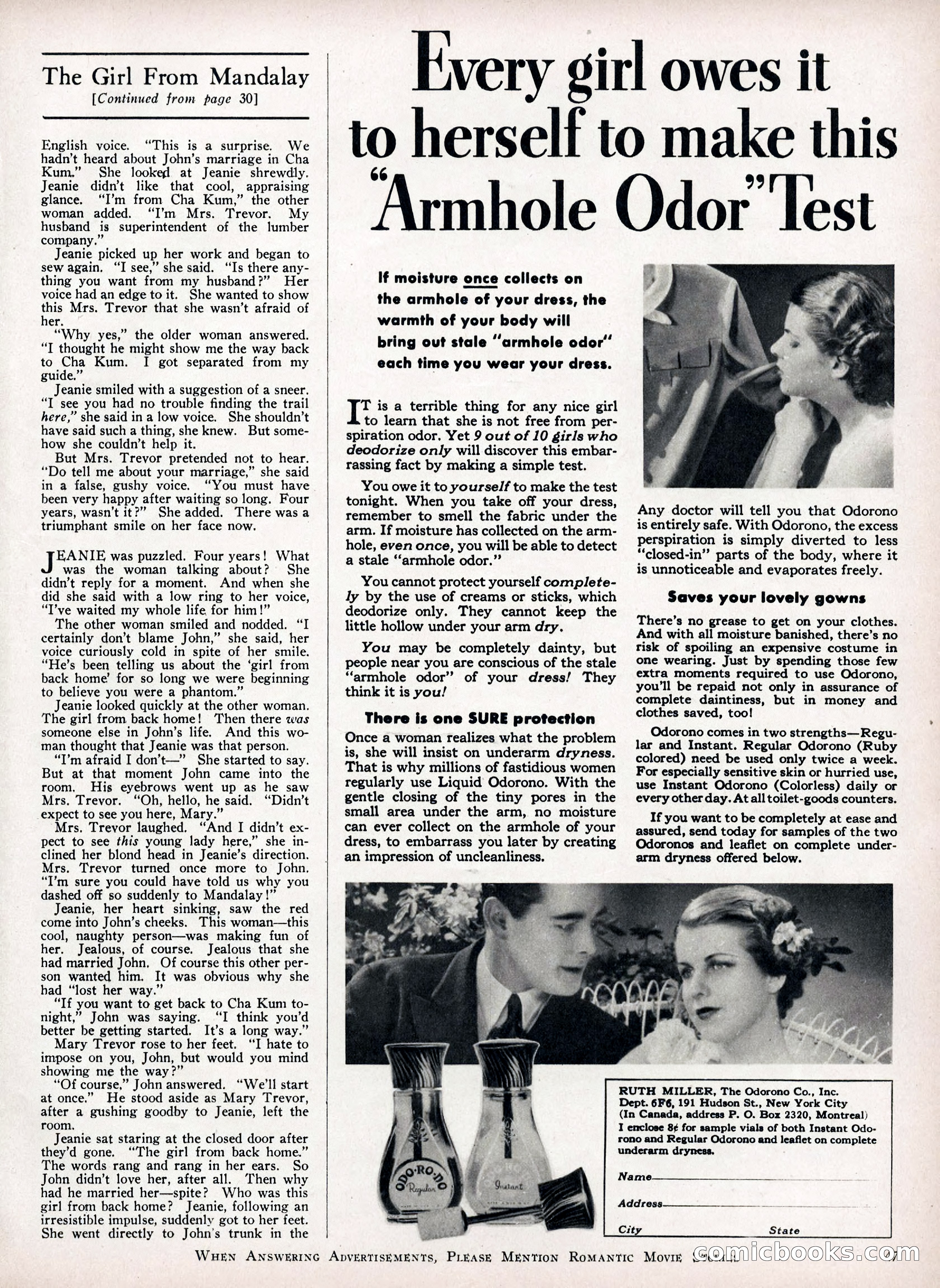 Romantic Movie Stories, June 1936 — page 40 of 70