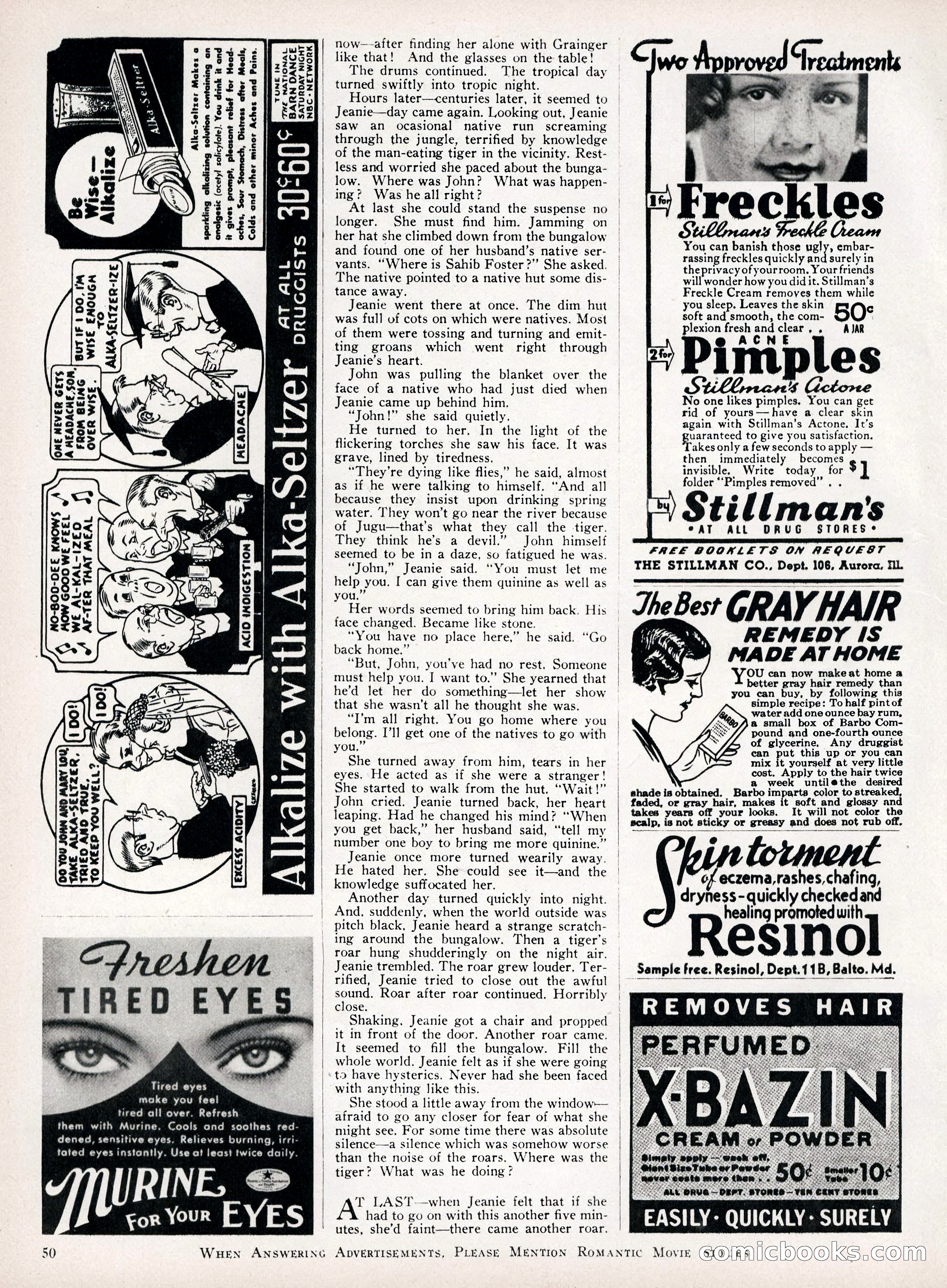 Romantic Movie Stories, June 1936 — page 43 of 70
