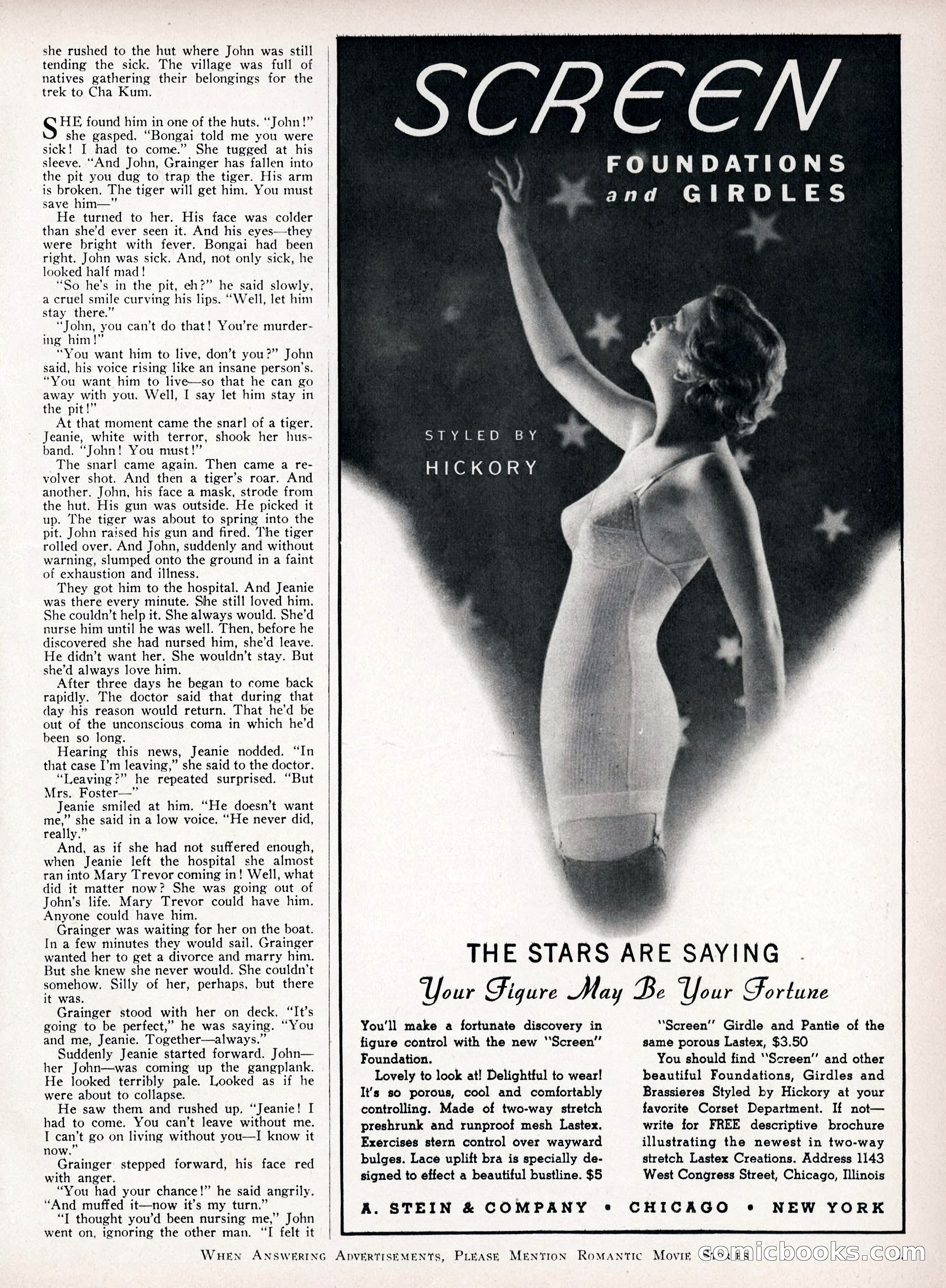 Romantic Movie Stories, June 1936 — page 46 of 70