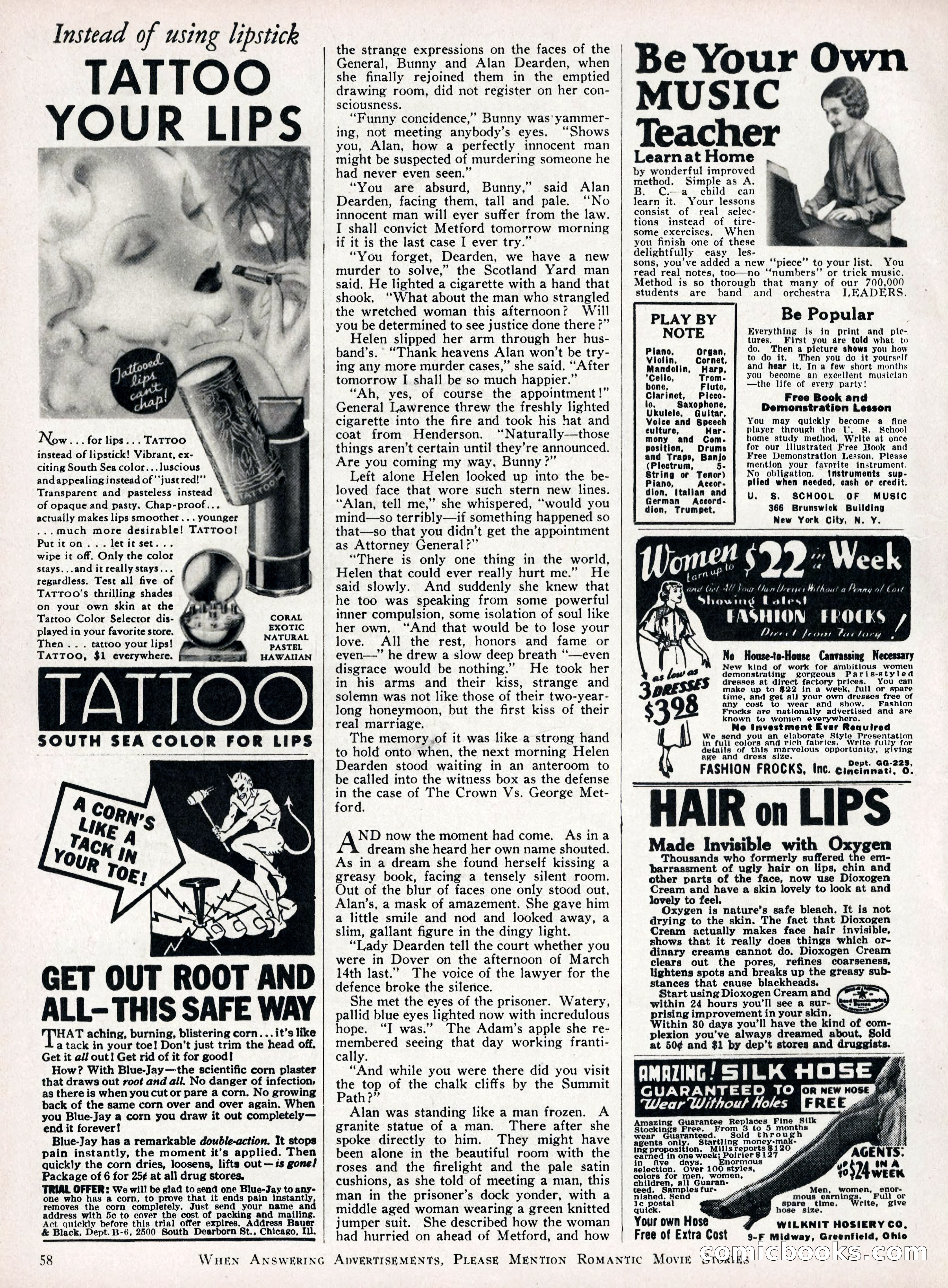 Romantic Movie Stories, June 1936 — page 51 of 70