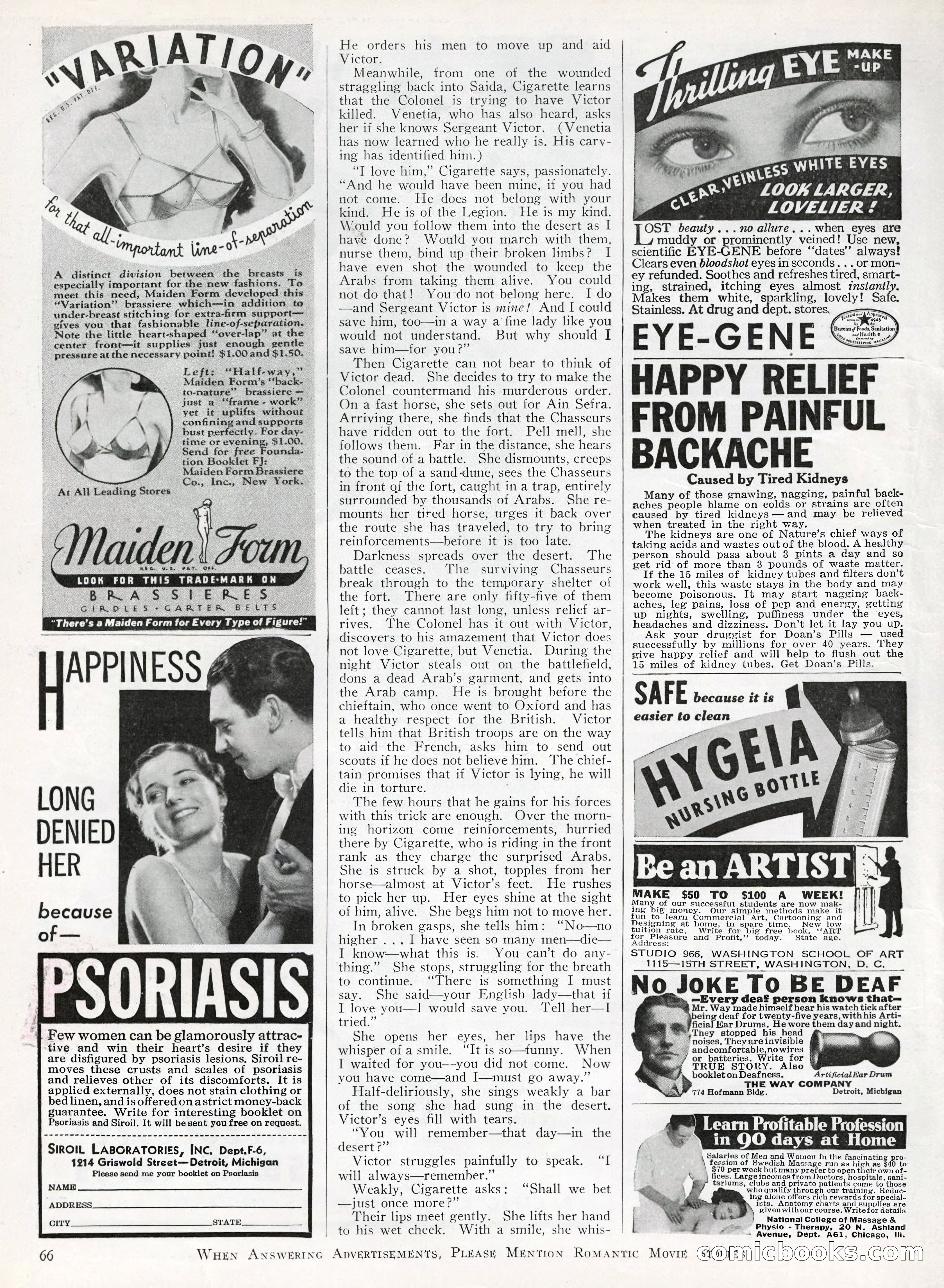 Romantic Movie Stories, June 1936 — page 59 of 70