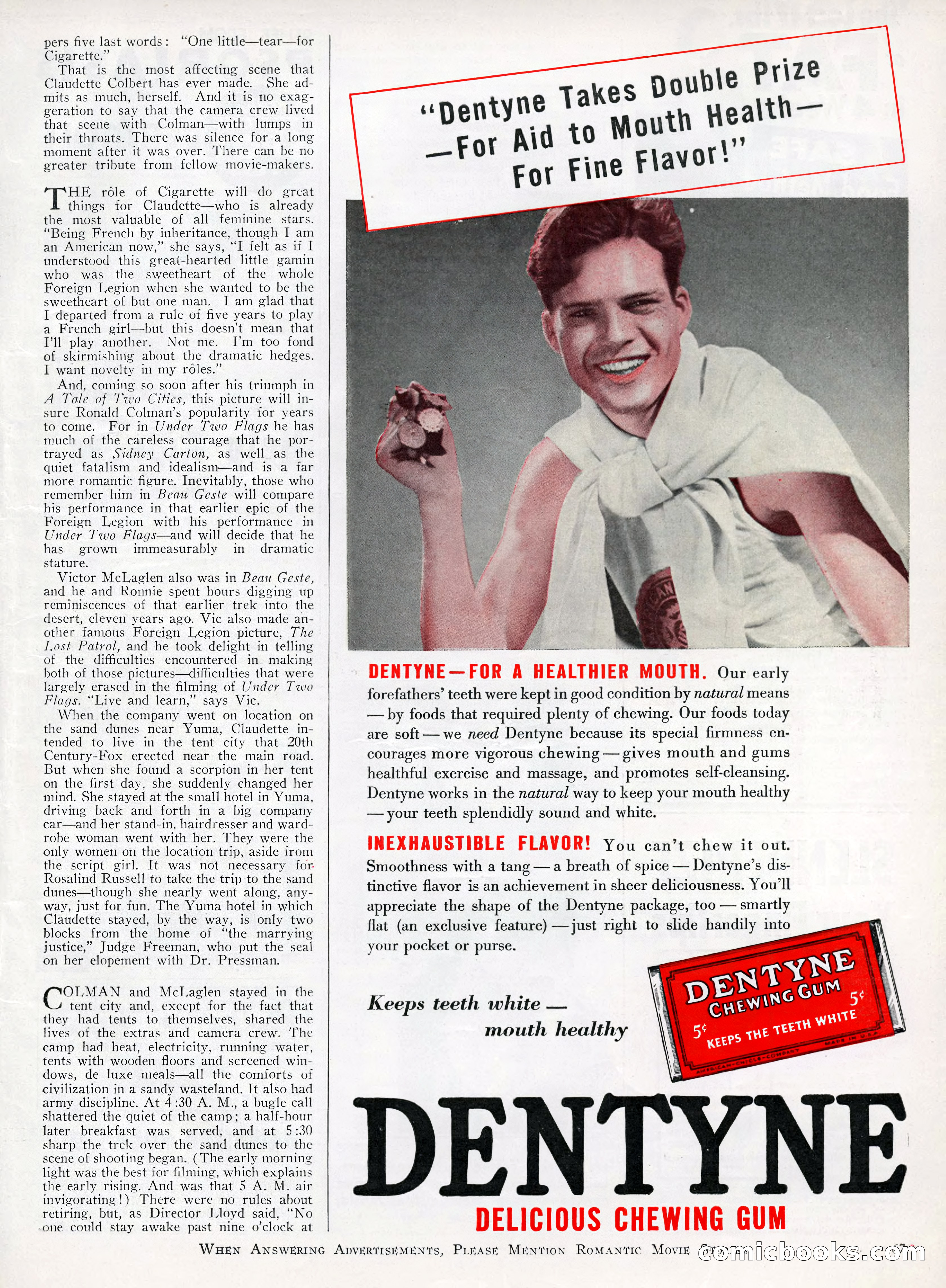 Romantic Movie Stories, June 1936 — page 60 of 70
