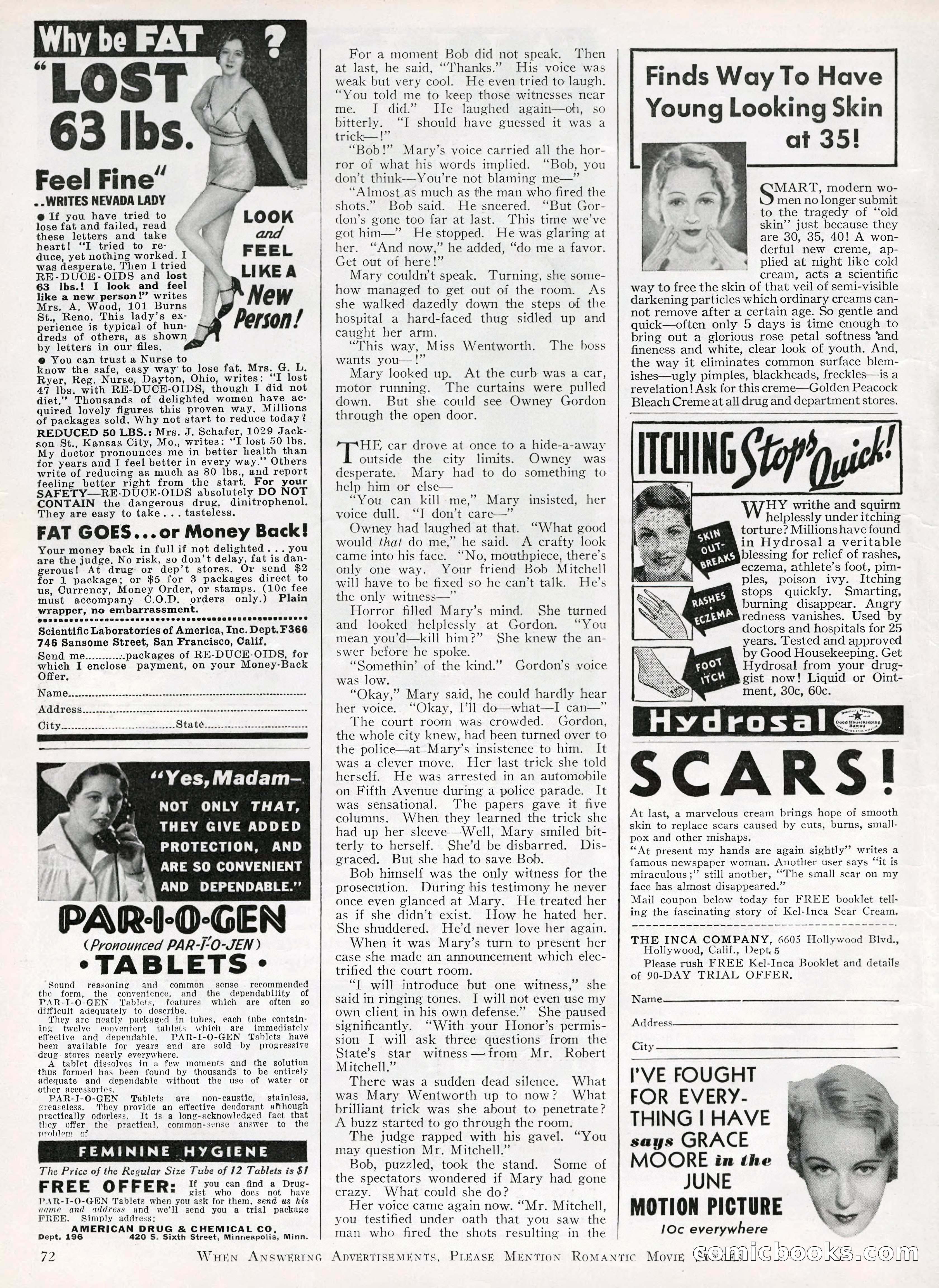 Romantic Movie Stories, June 1936 — page 65 of 70