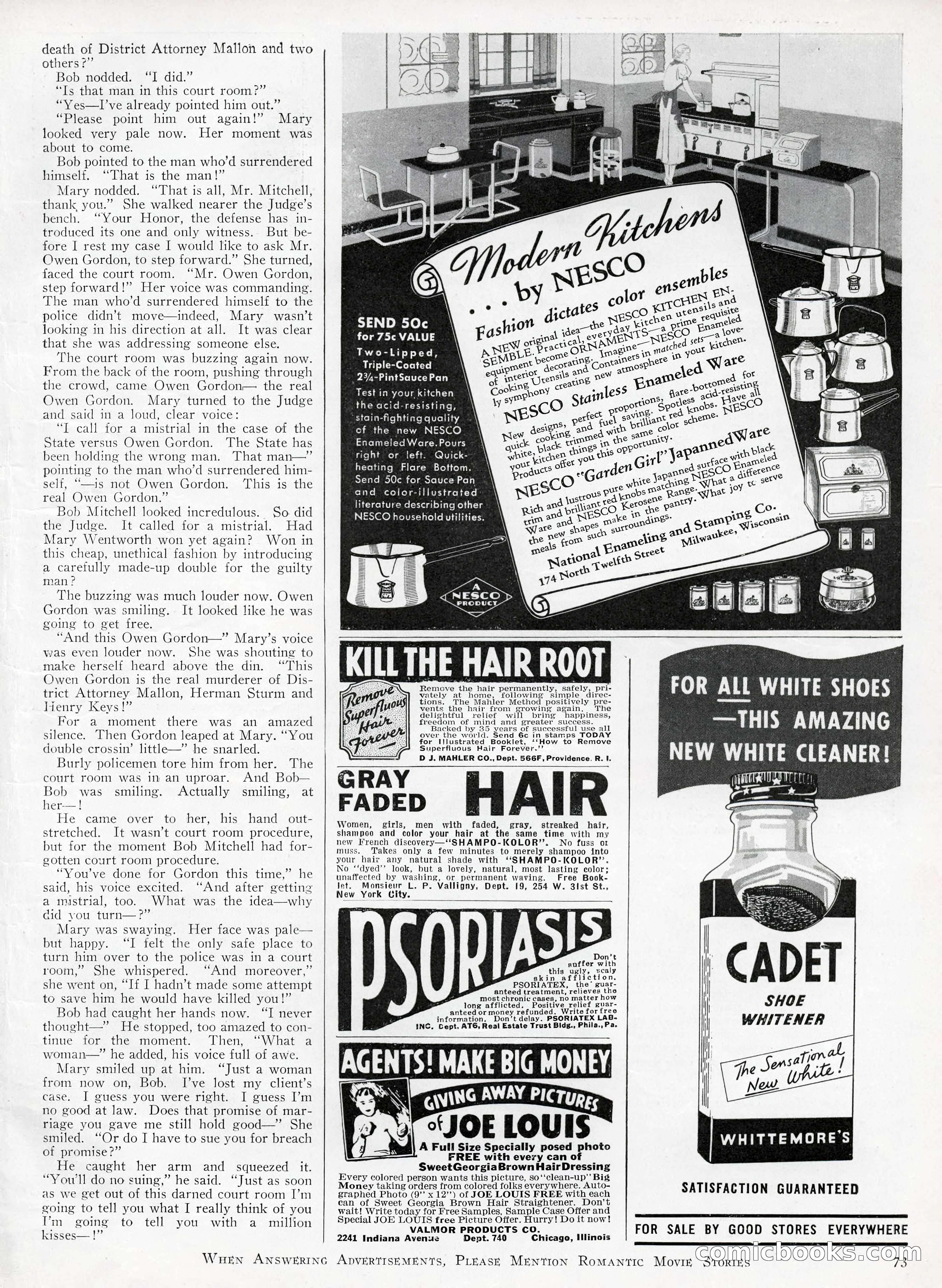 Romantic Movie Stories, June 1936 — page 66 of 70