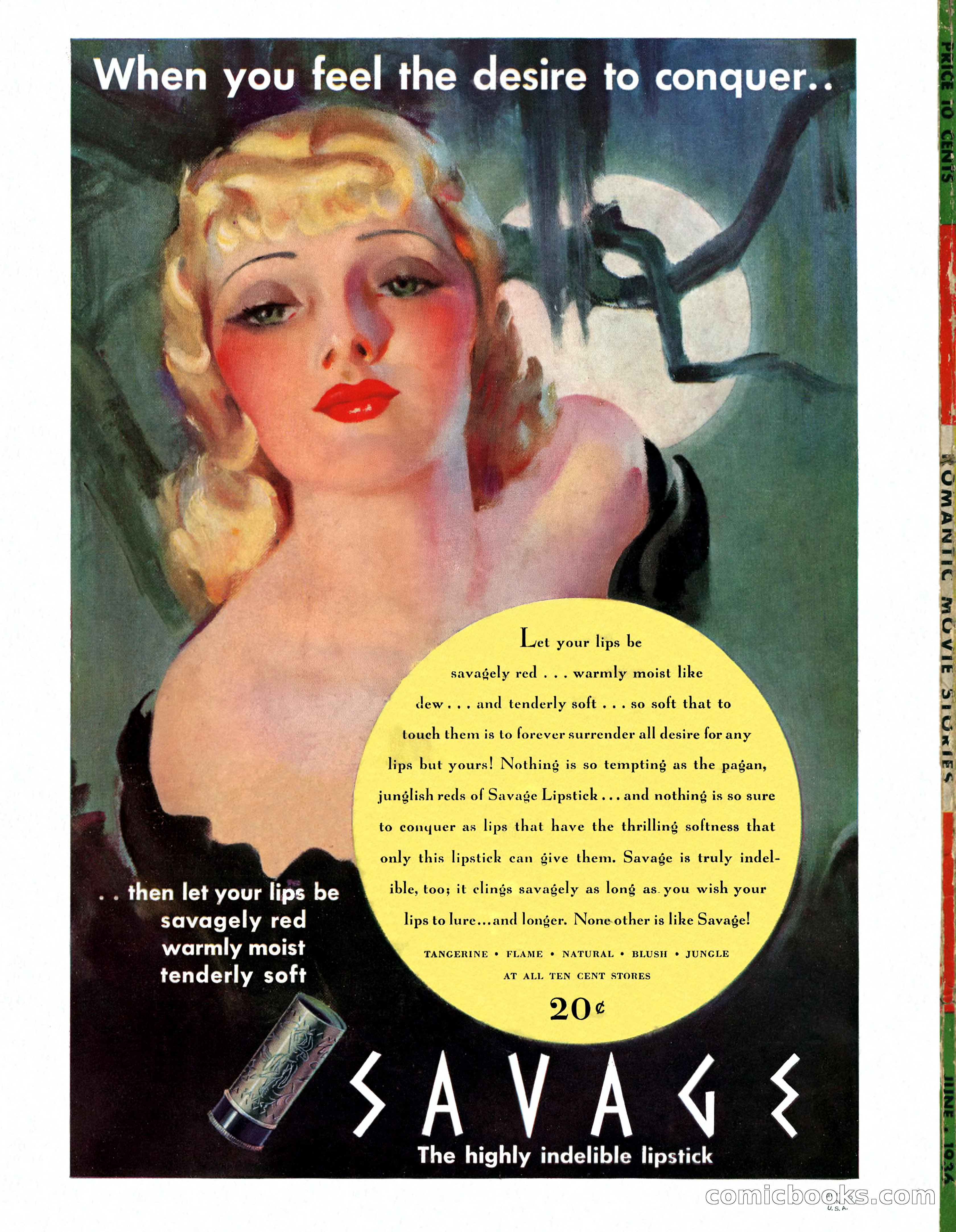 Romantic Movie Stories, June 1936 — page 69 of 70