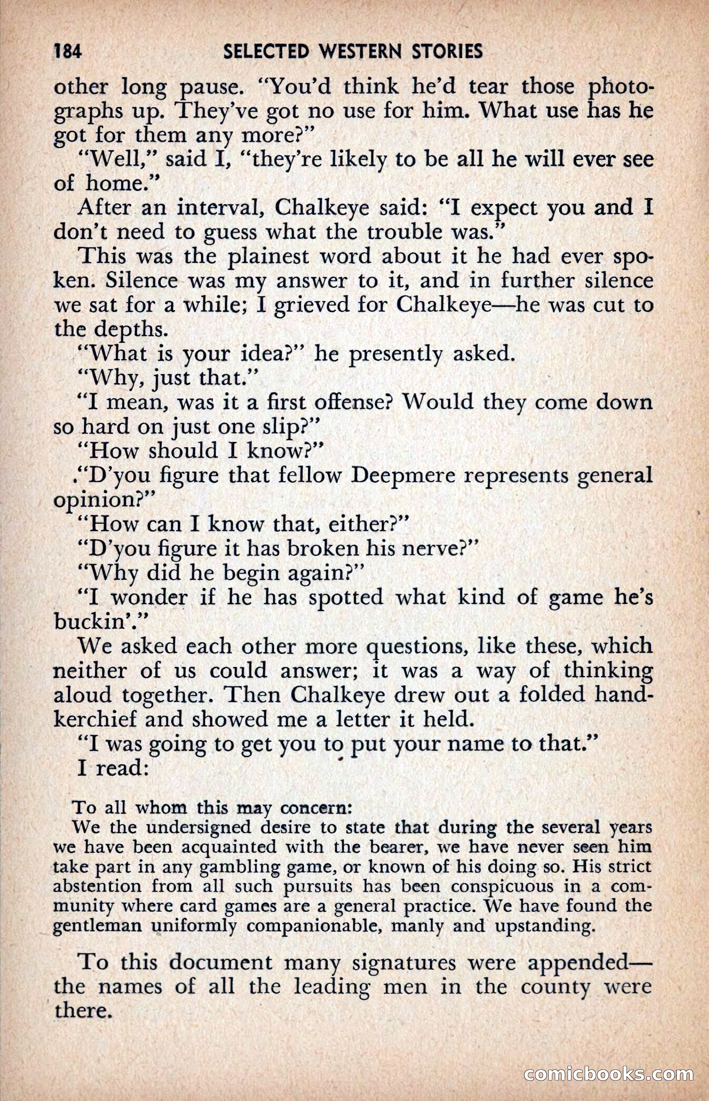 Selected Western Stories — page 186 of 196