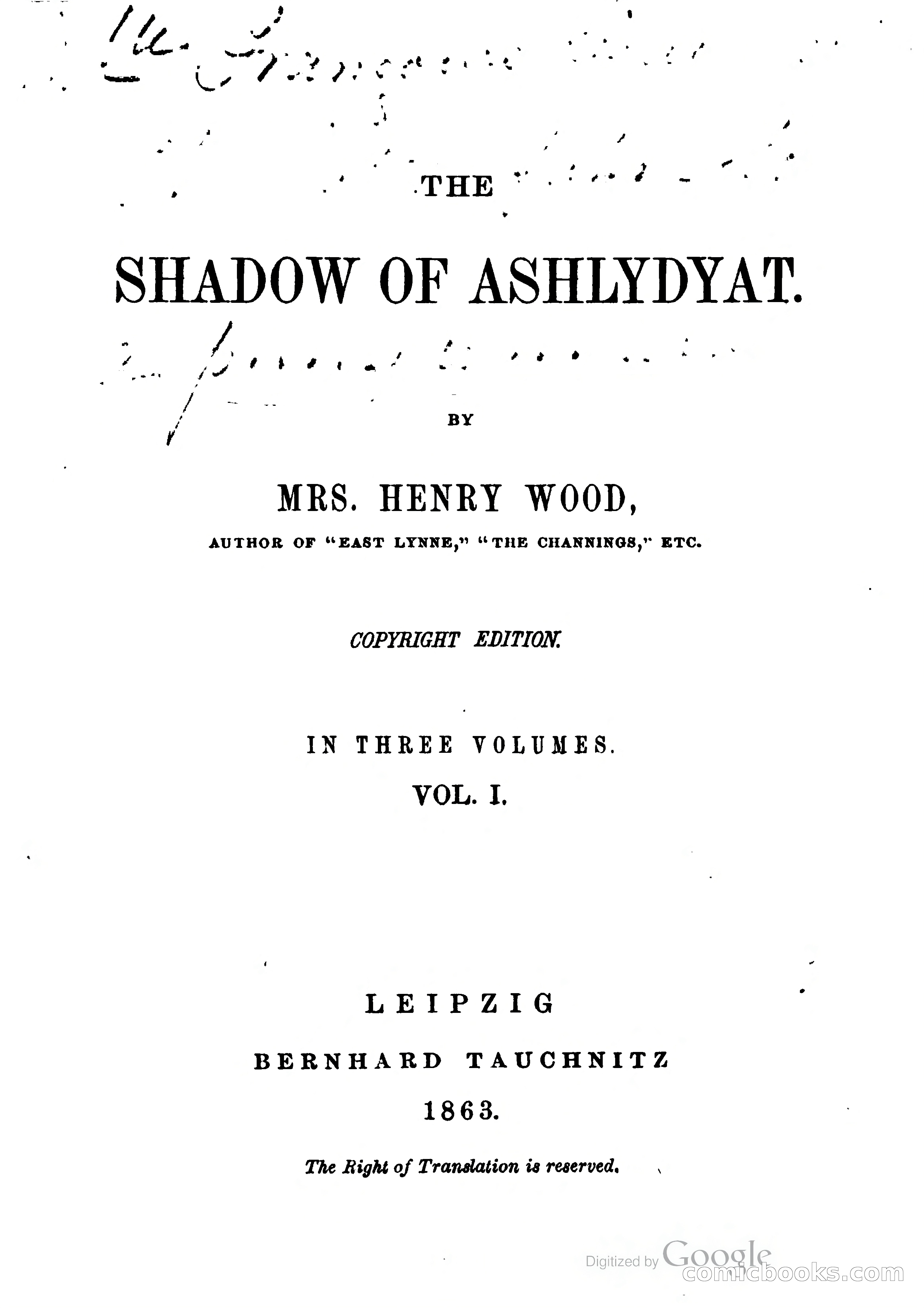 The Shadow of Ashlydyat, Vol. 1 — page 6 of 367