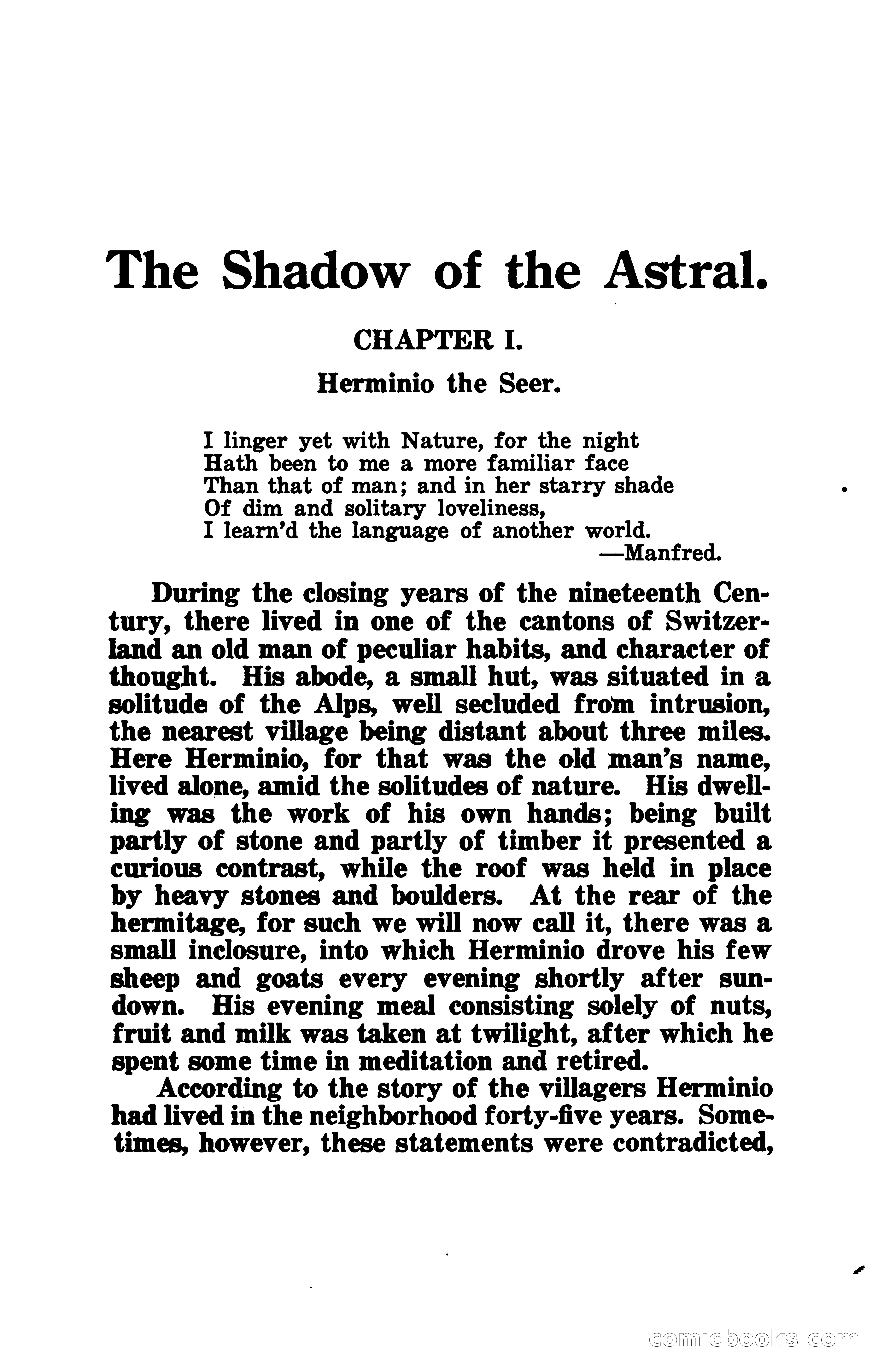 The Shadow of the Astral: A Mystic Narrative — page 16 of 345