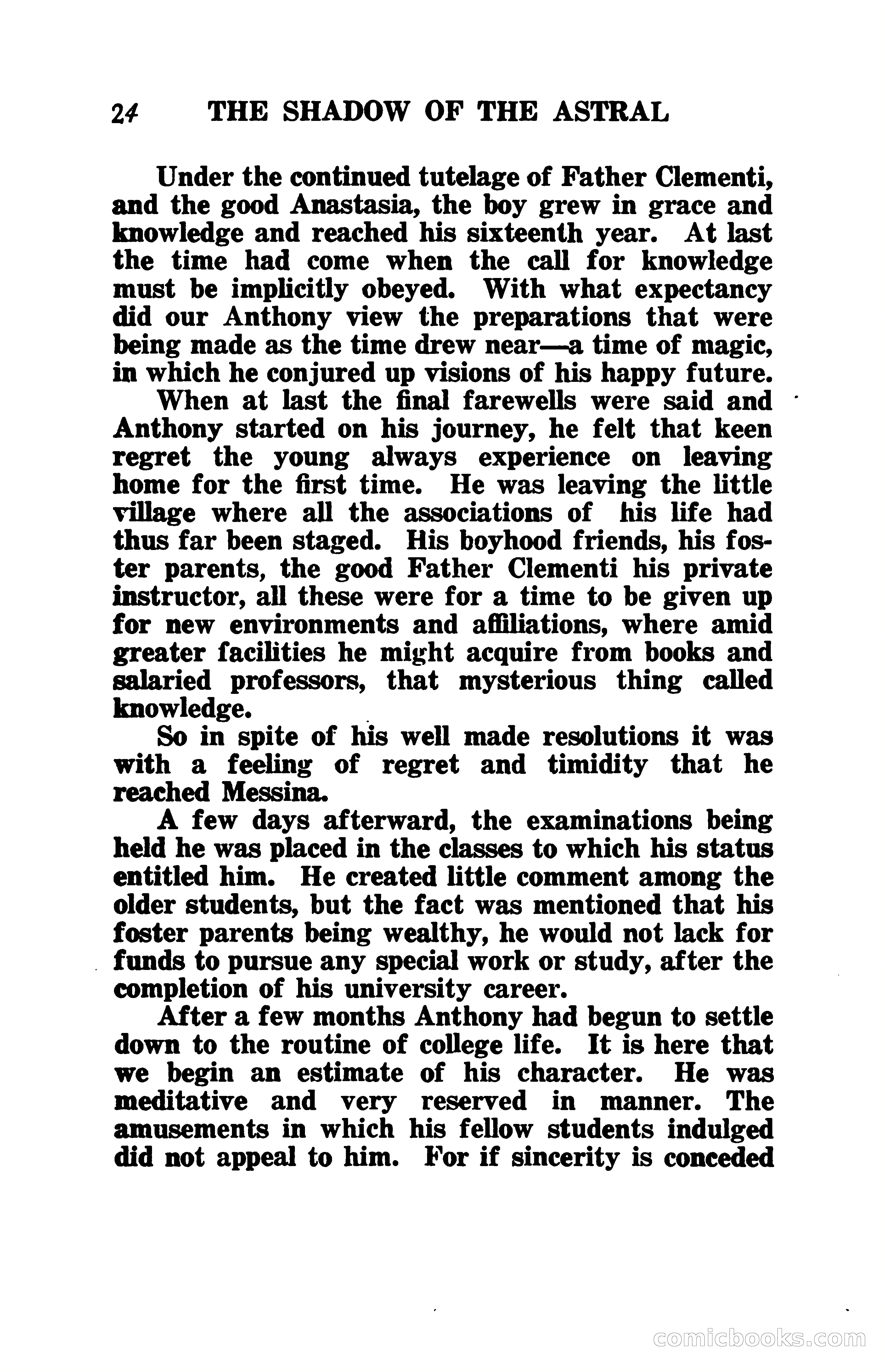 The Shadow of the Astral: A Mystic Narrative — page 31 of 345