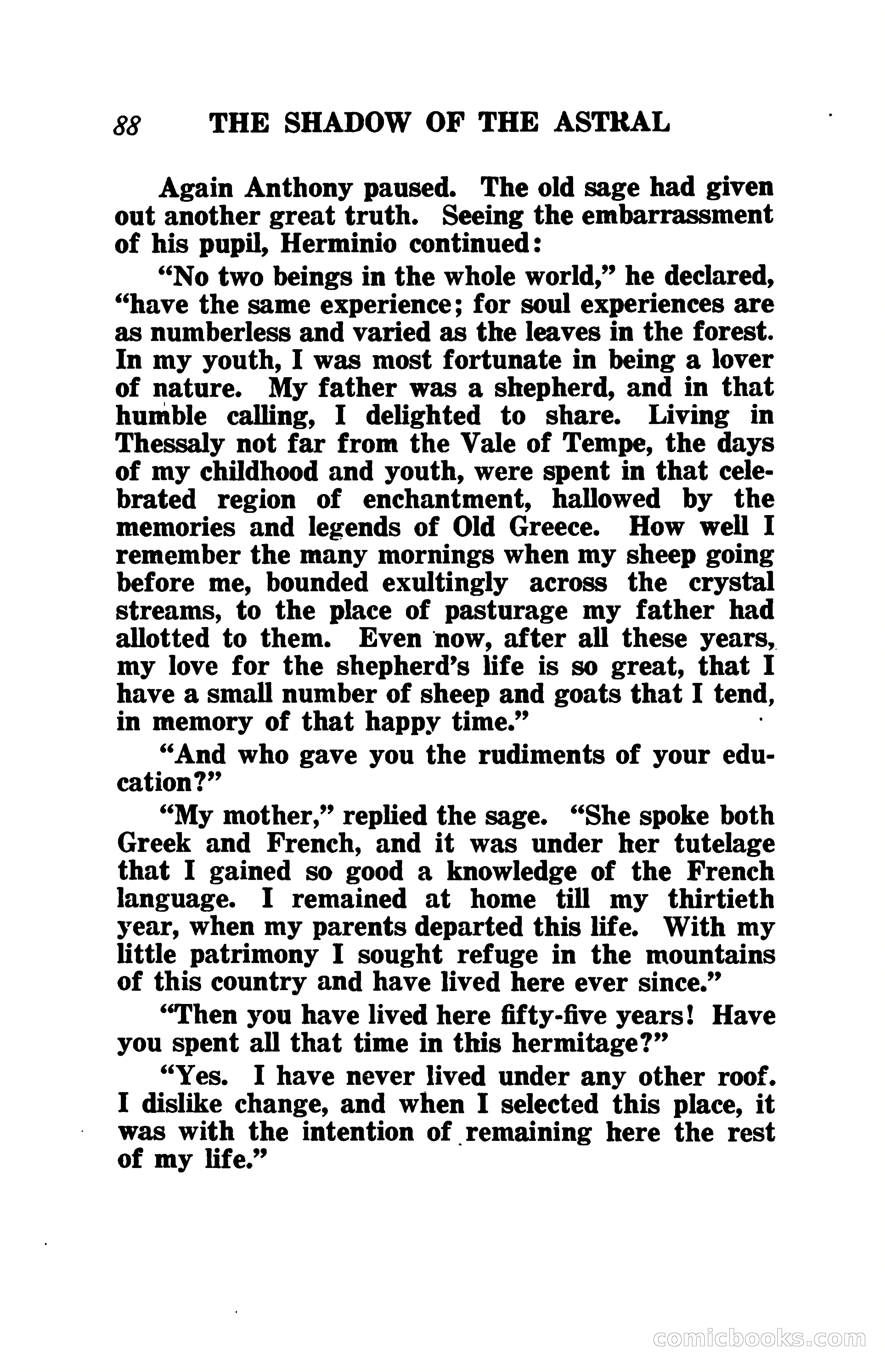 The Shadow of the Astral: A Mystic Narrative — page 95 of 345