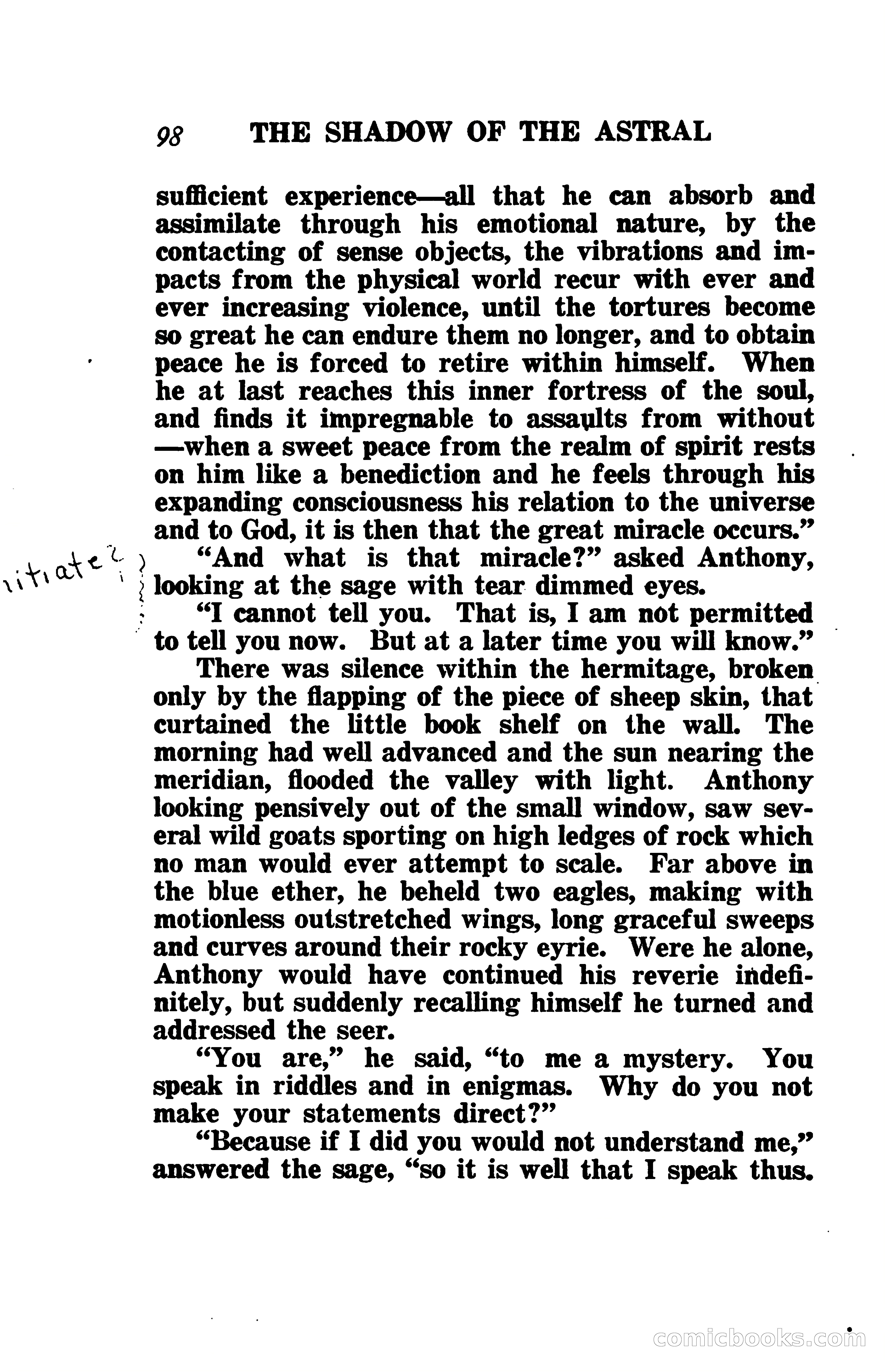 The Shadow of the Astral: A Mystic Narrative — page 105 of 345