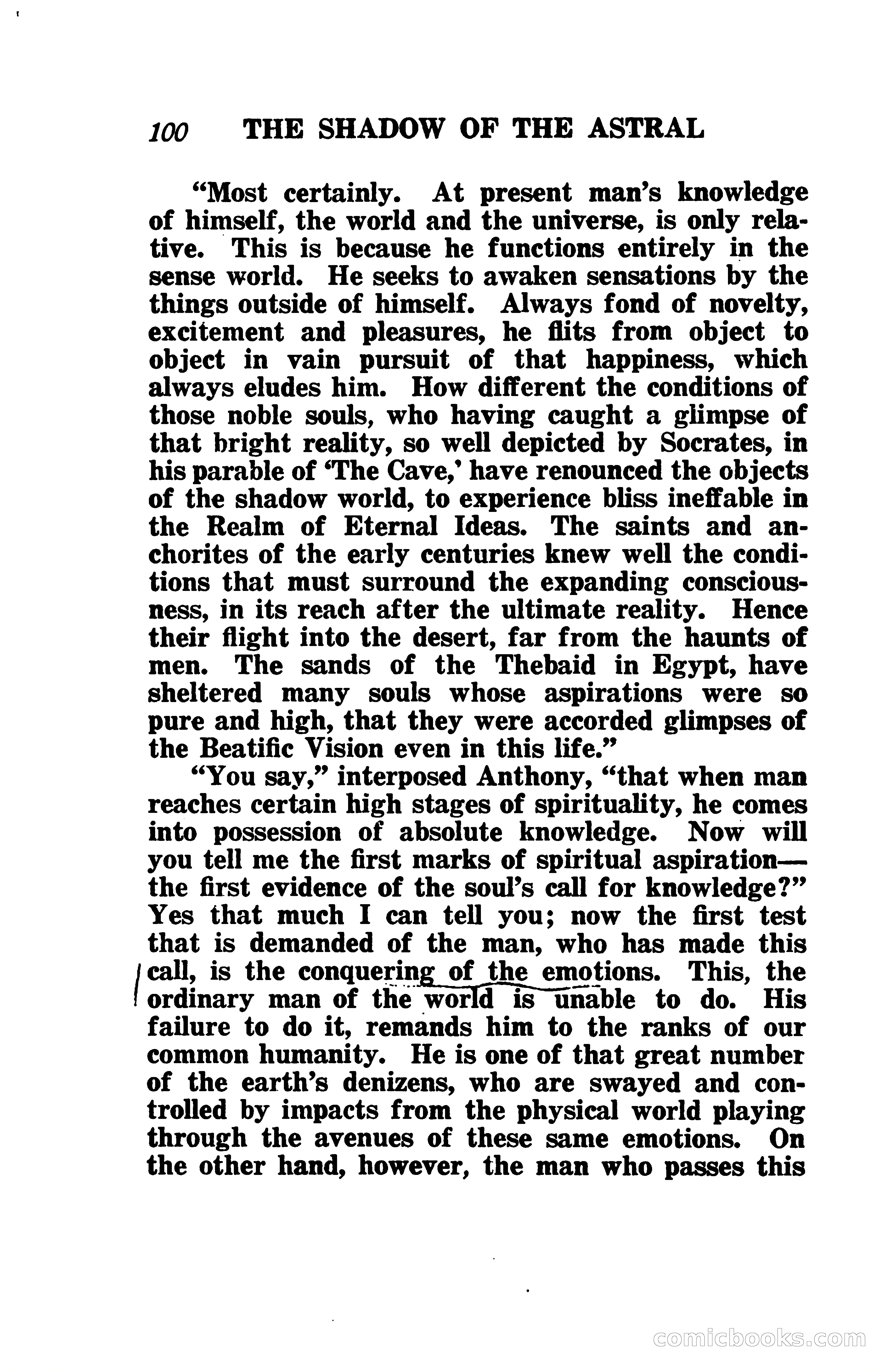 The Shadow of the Astral: A Mystic Narrative — page 107 of 345