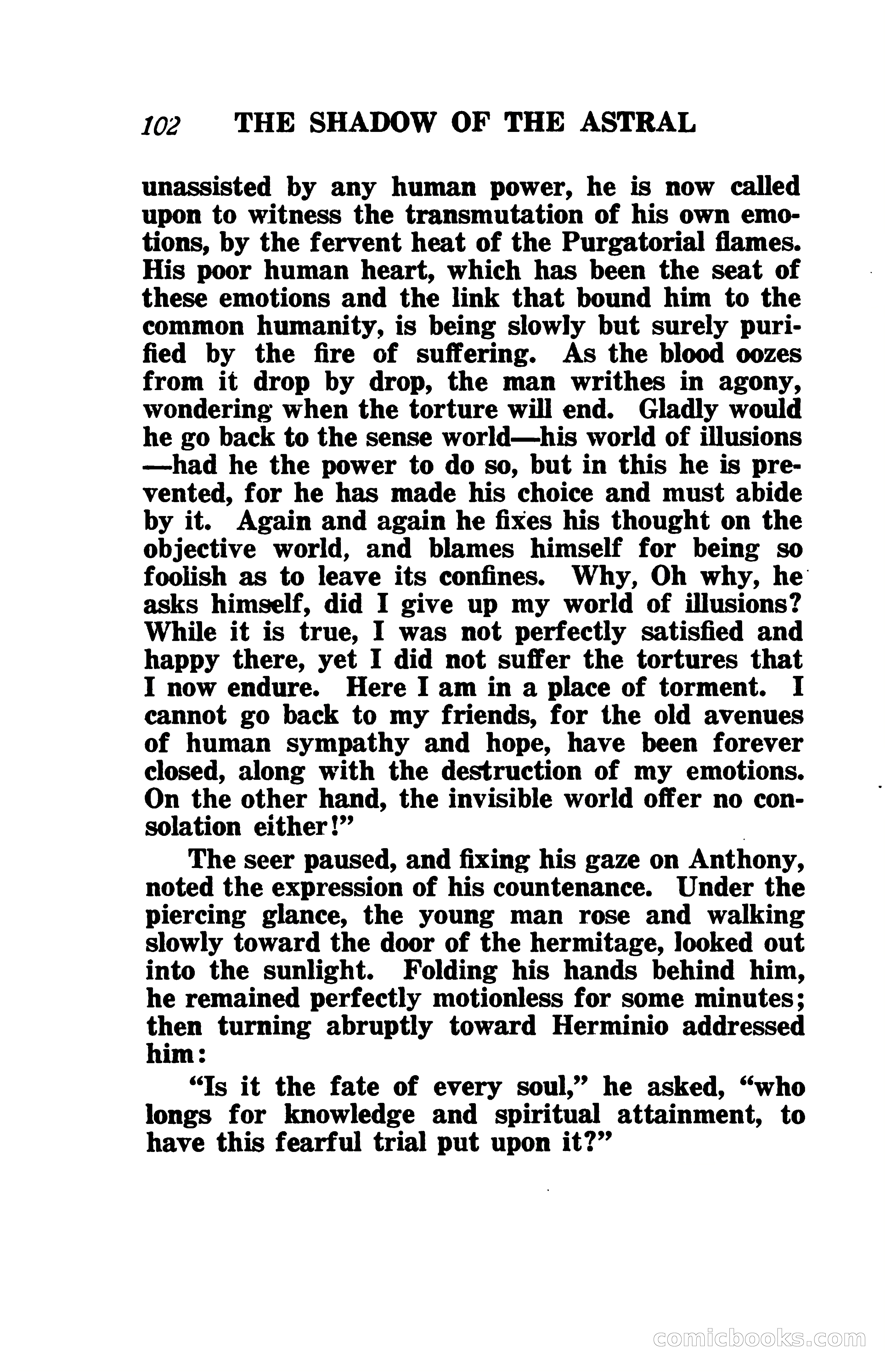 The Shadow of the Astral: A Mystic Narrative — page 109 of 345