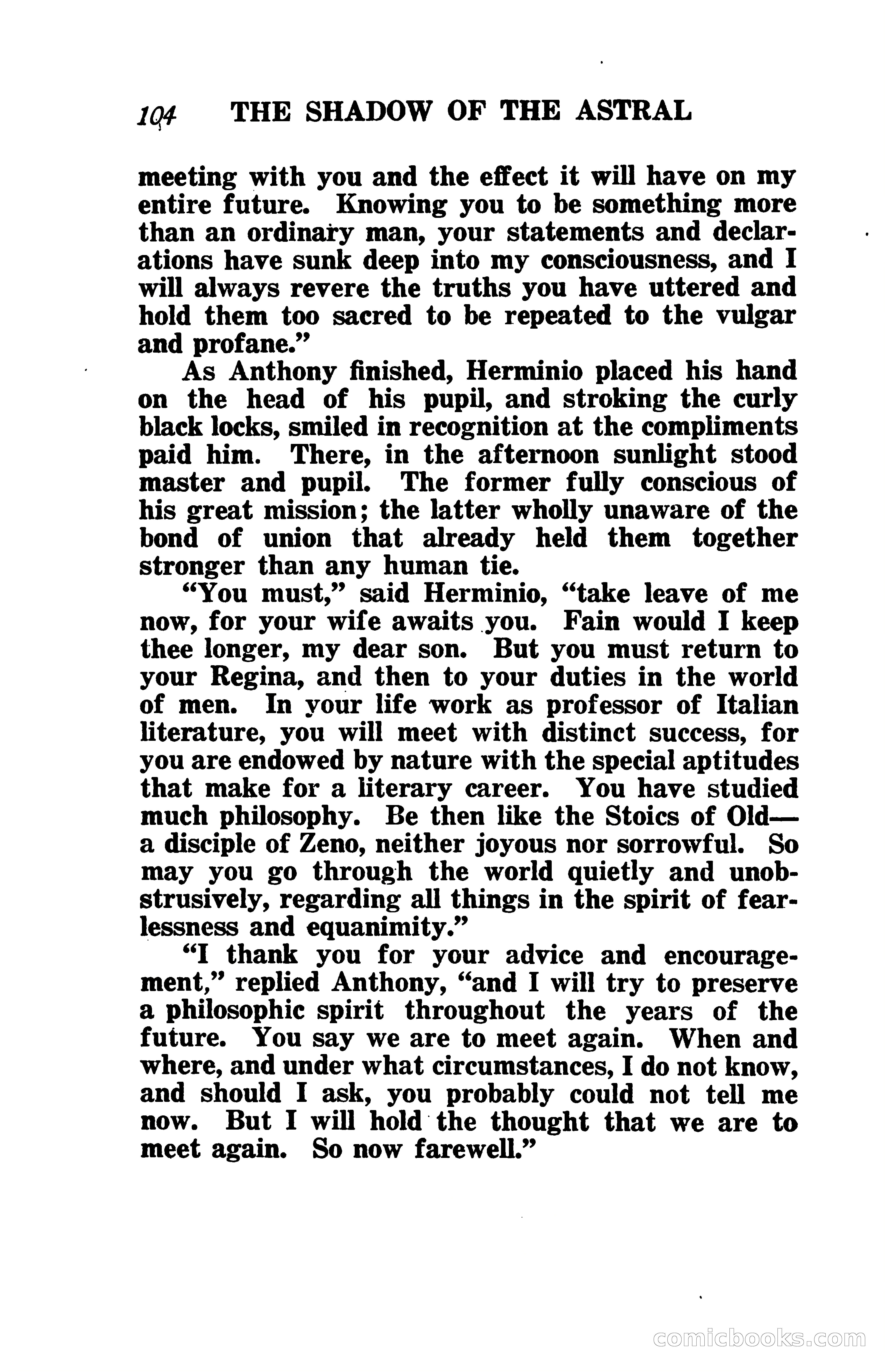 The Shadow of the Astral: A Mystic Narrative — page 111 of 345