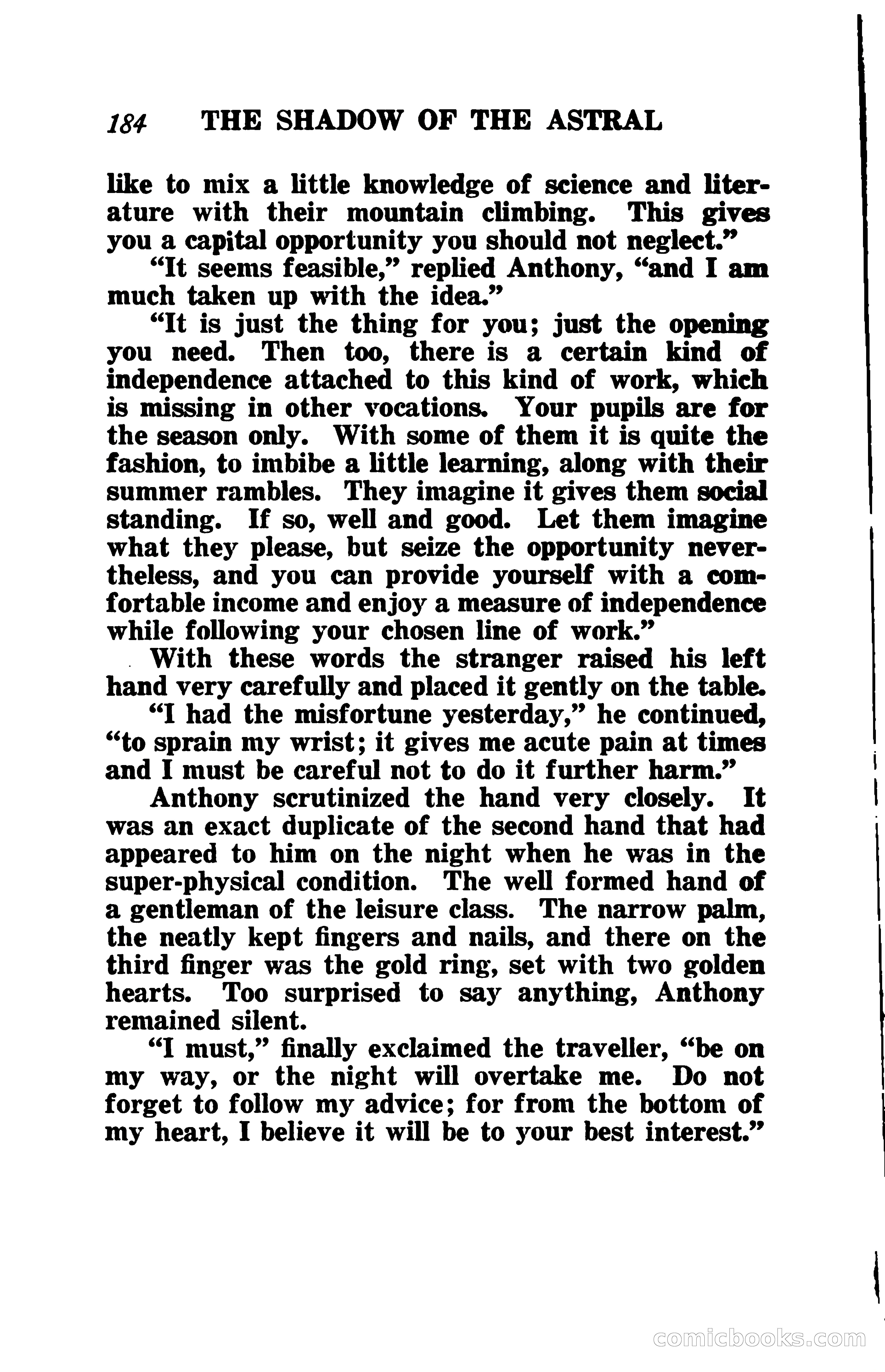 The Shadow of the Astral: A Mystic Narrative — page 191 of 345