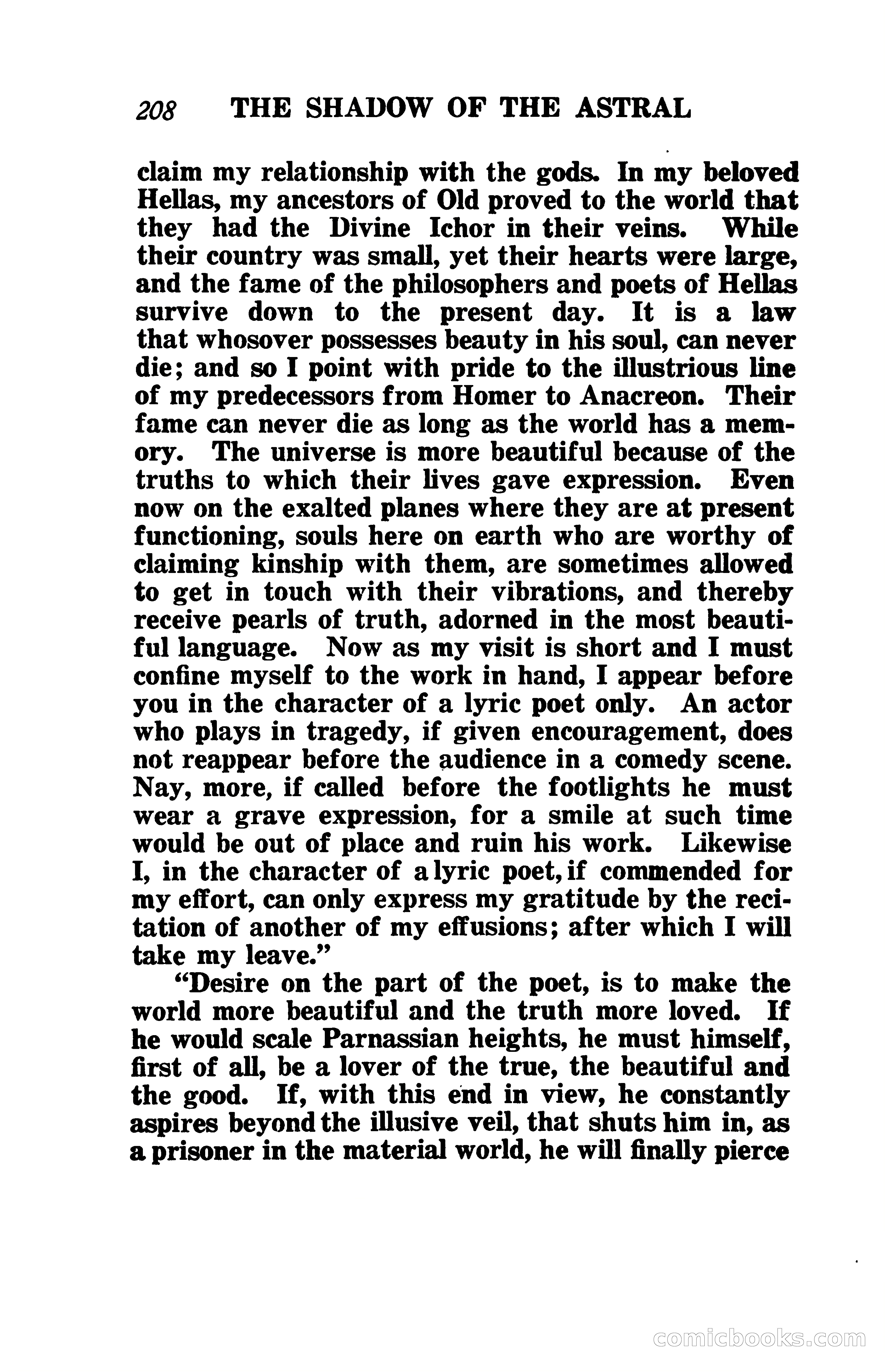 The Shadow of the Astral: A Mystic Narrative — page 215 of 345