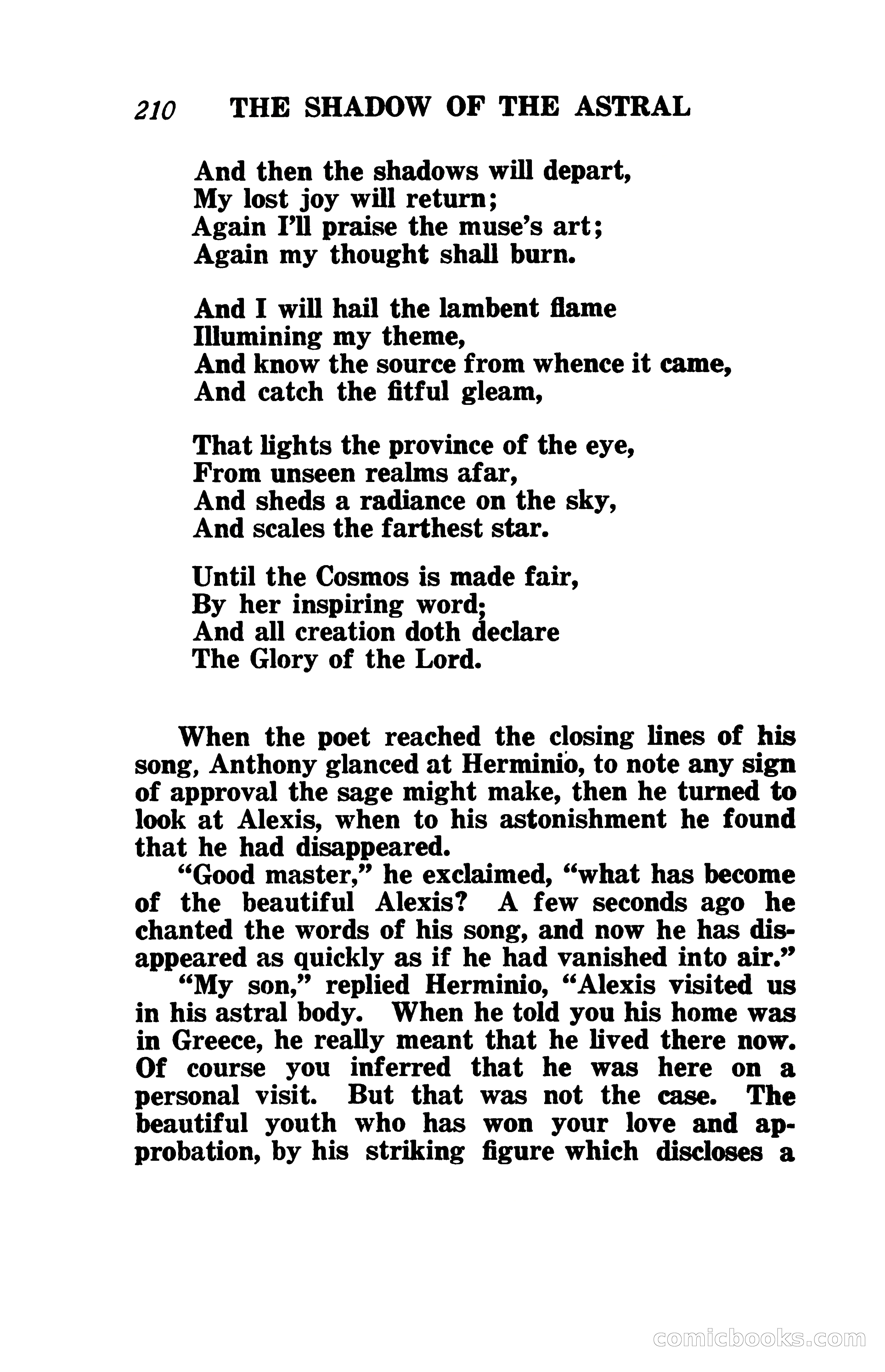 The Shadow of the Astral: A Mystic Narrative — page 217 of 345