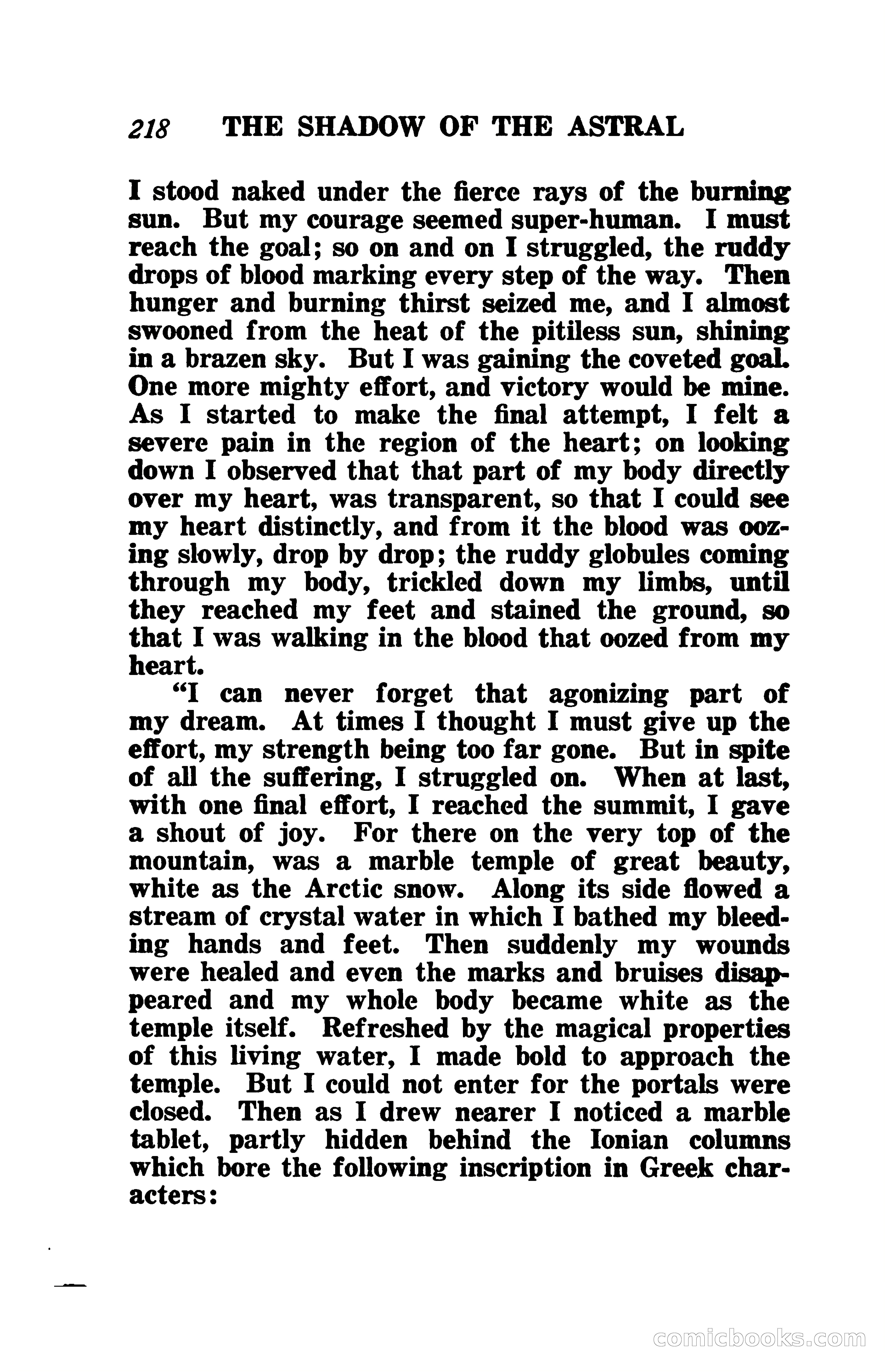 The Shadow of the Astral: A Mystic Narrative — page 225 of 345
