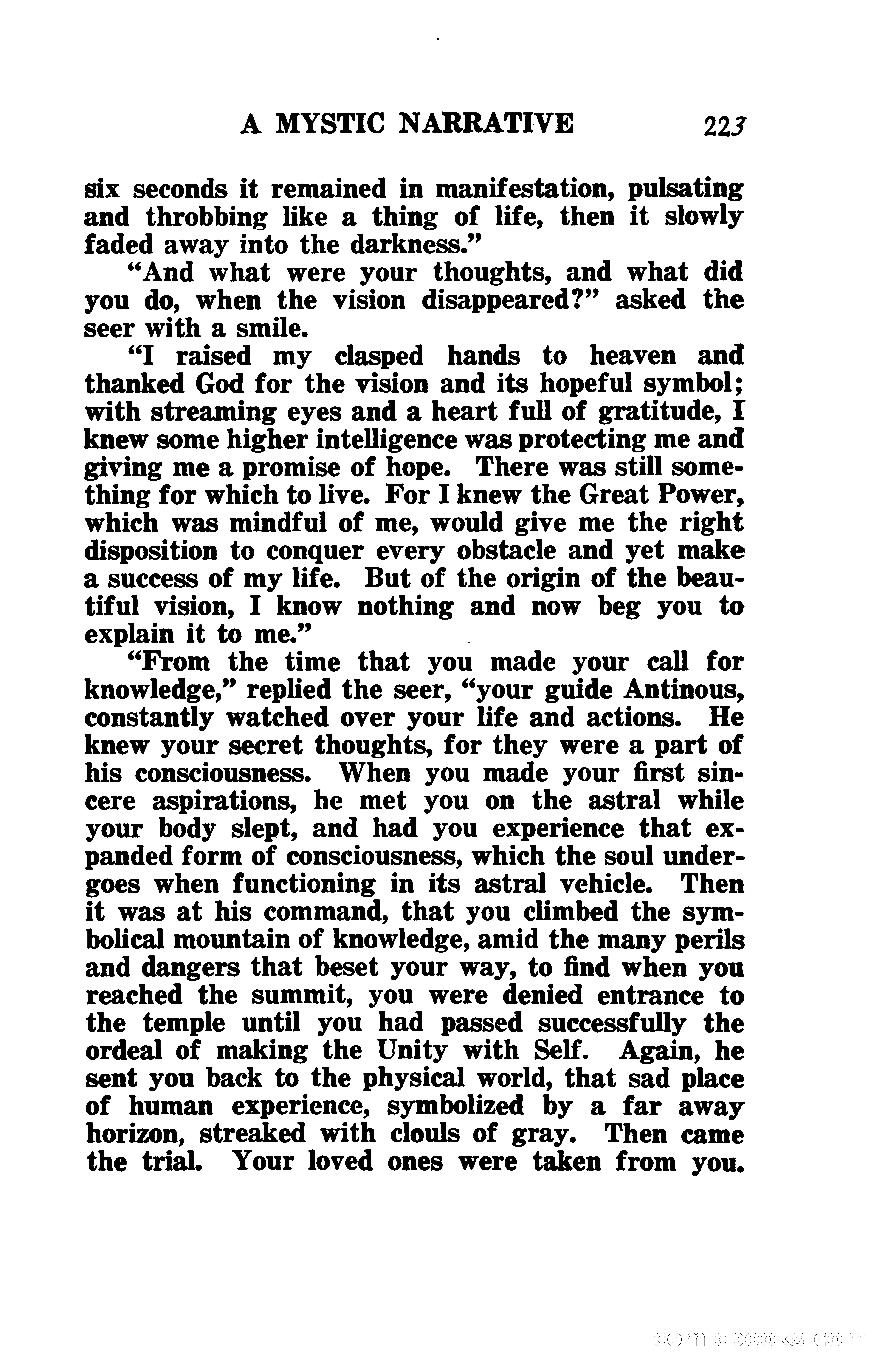 The Shadow of the Astral: A Mystic Narrative — page 230 of 345