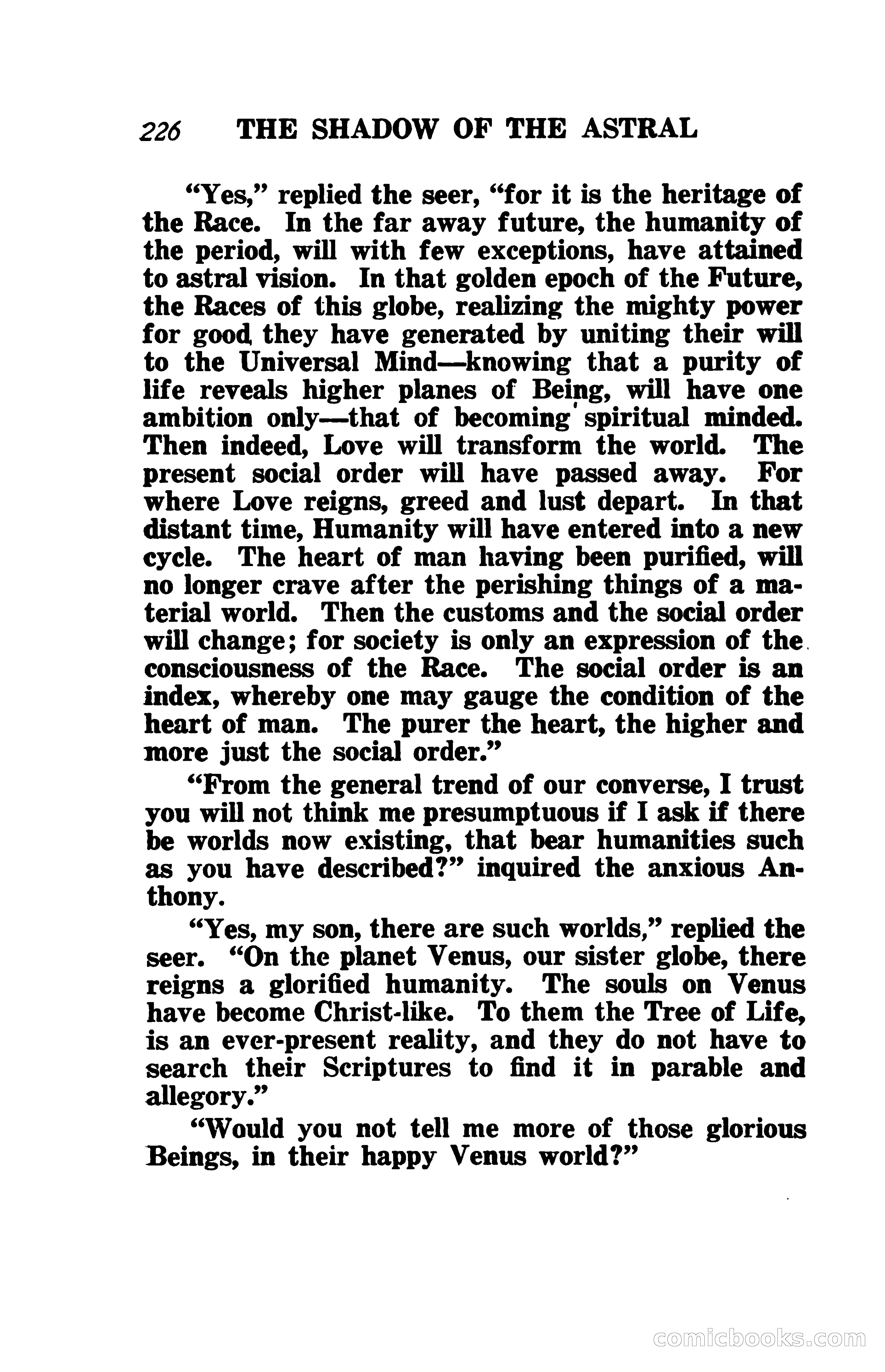 The Shadow of the Astral: A Mystic Narrative — page 233 of 345