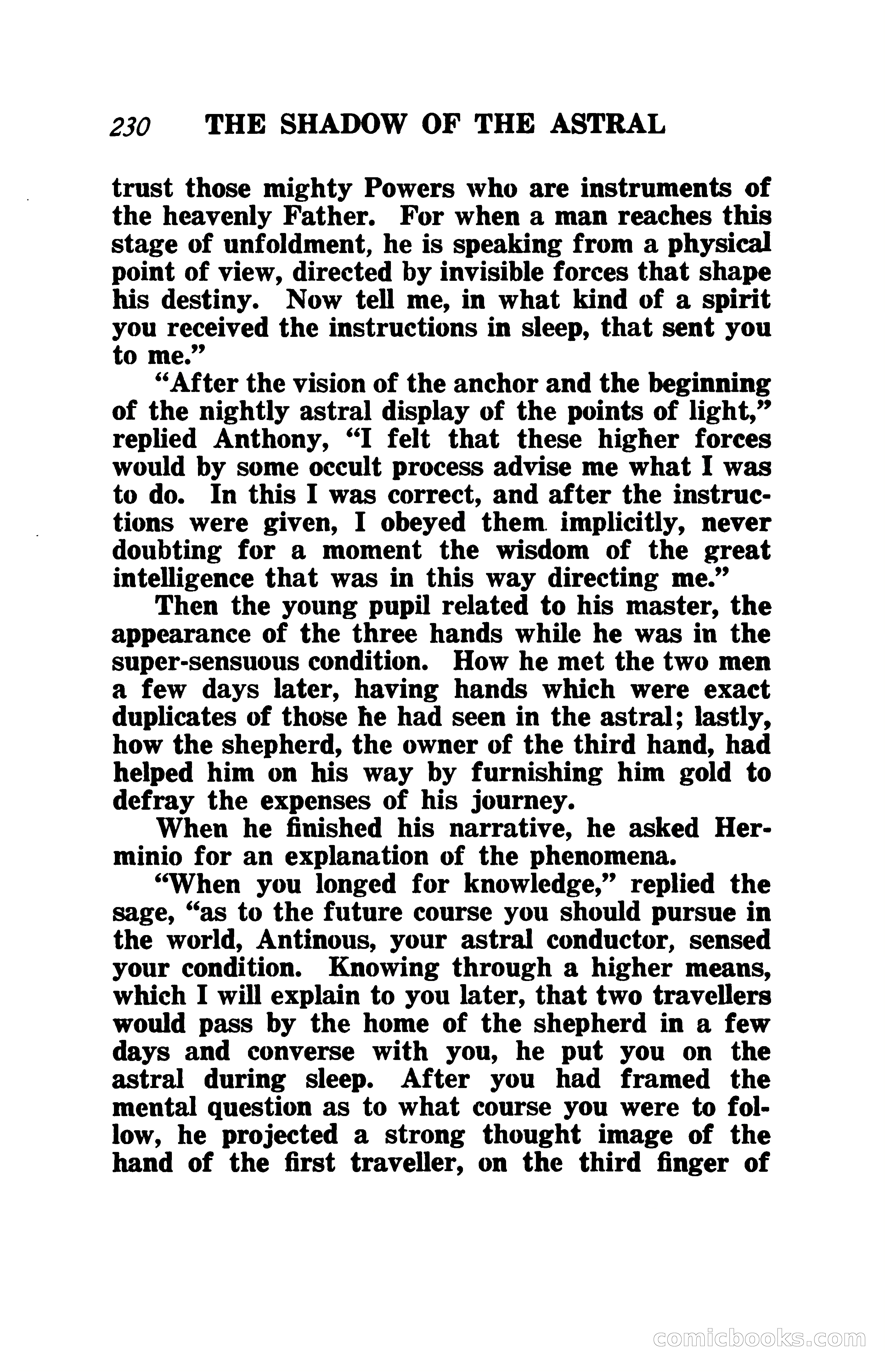 The Shadow of the Astral: A Mystic Narrative — page 237 of 345