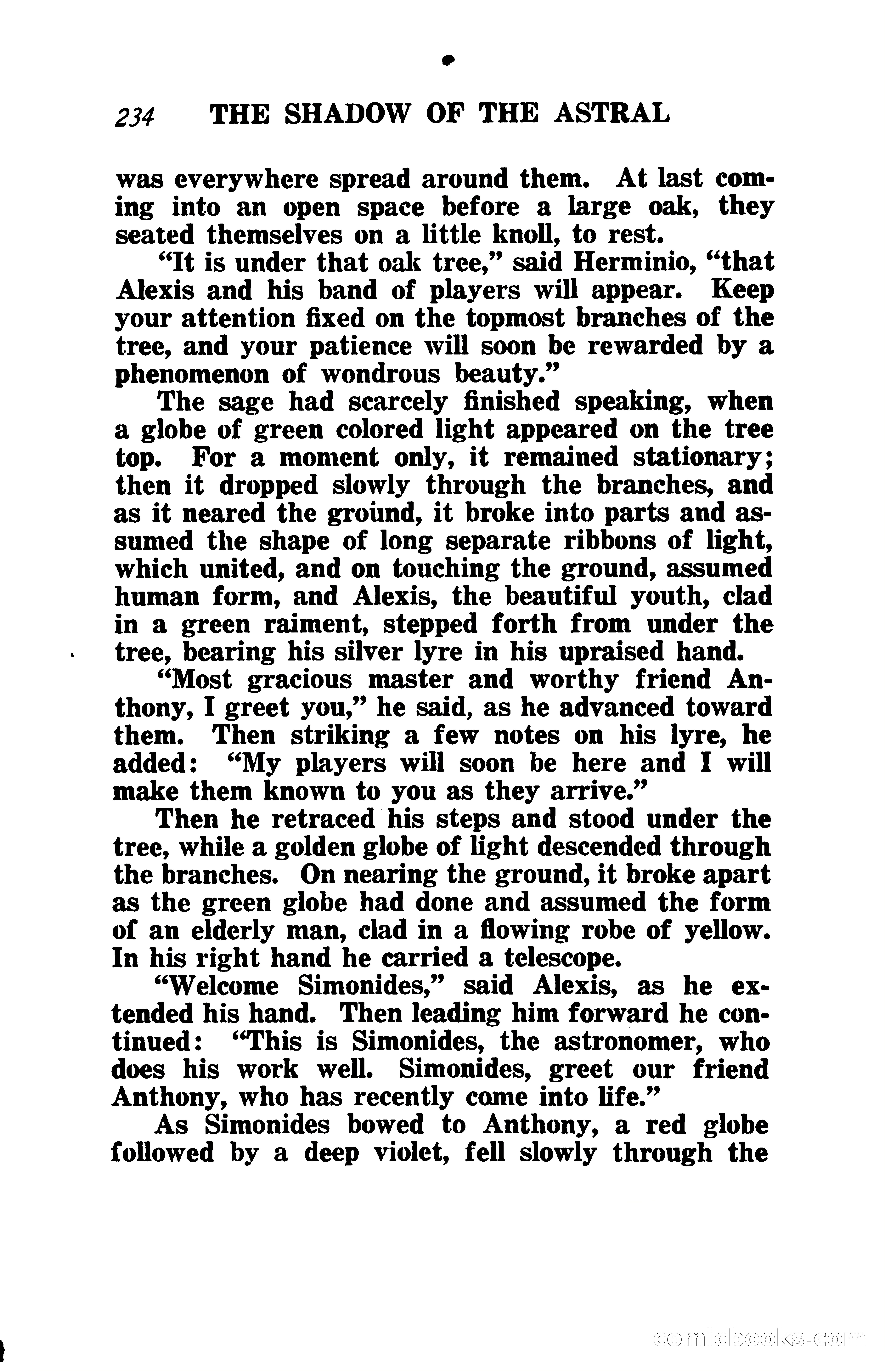 The Shadow of the Astral: A Mystic Narrative — page 241 of 345