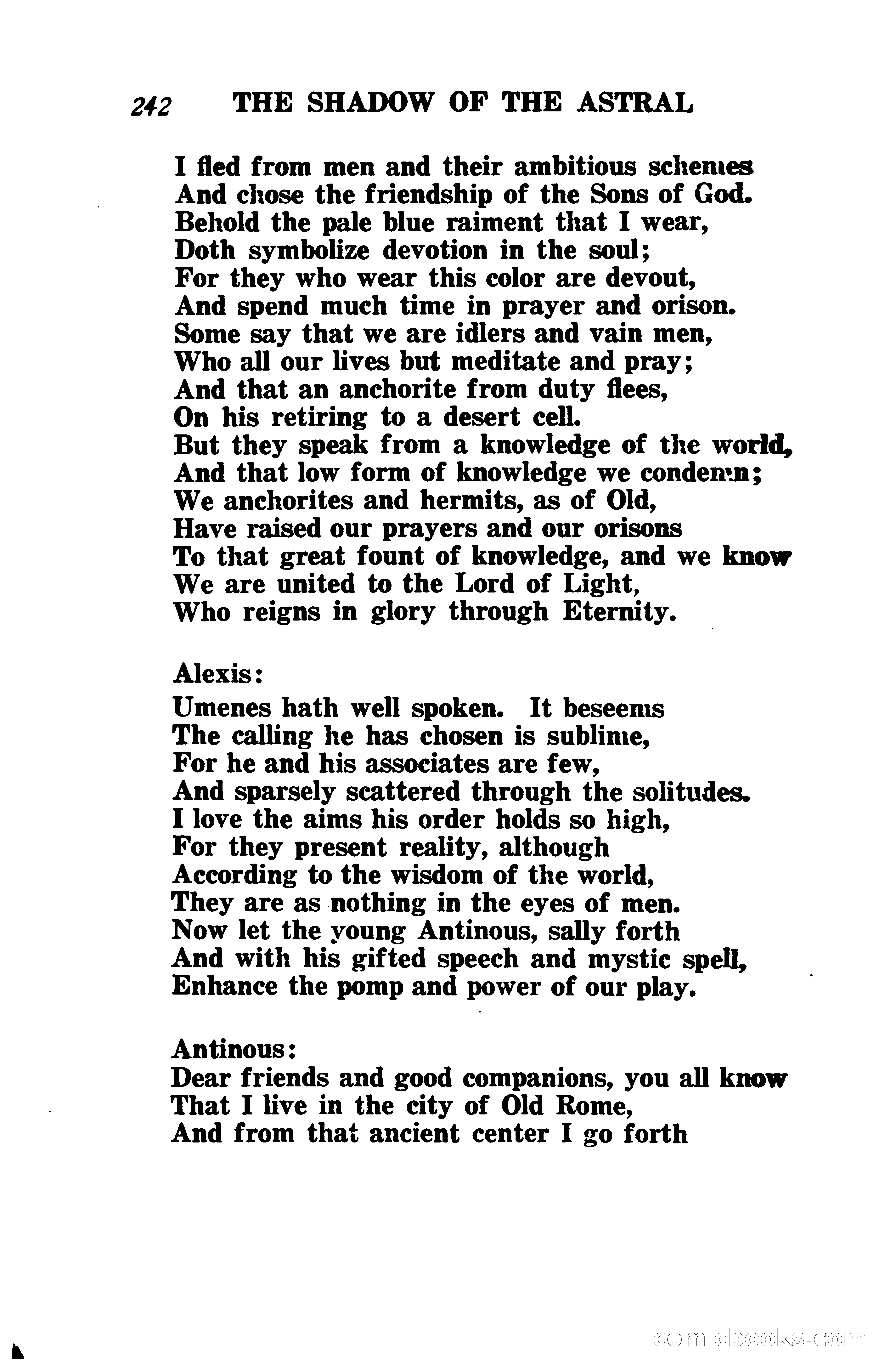 The Shadow of the Astral: A Mystic Narrative — page 249 of 345