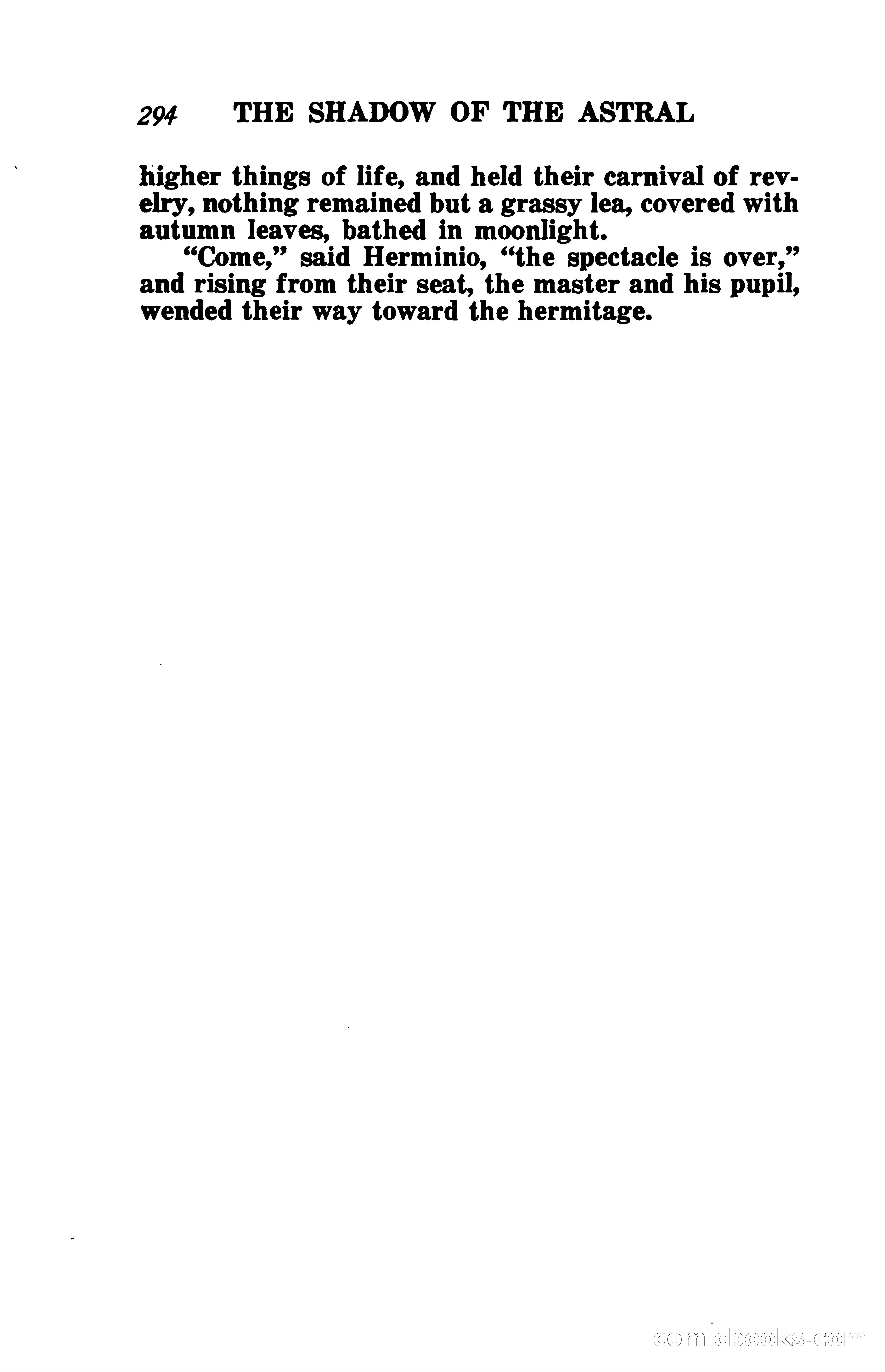The Shadow of the Astral: A Mystic Narrative — page 301 of 345