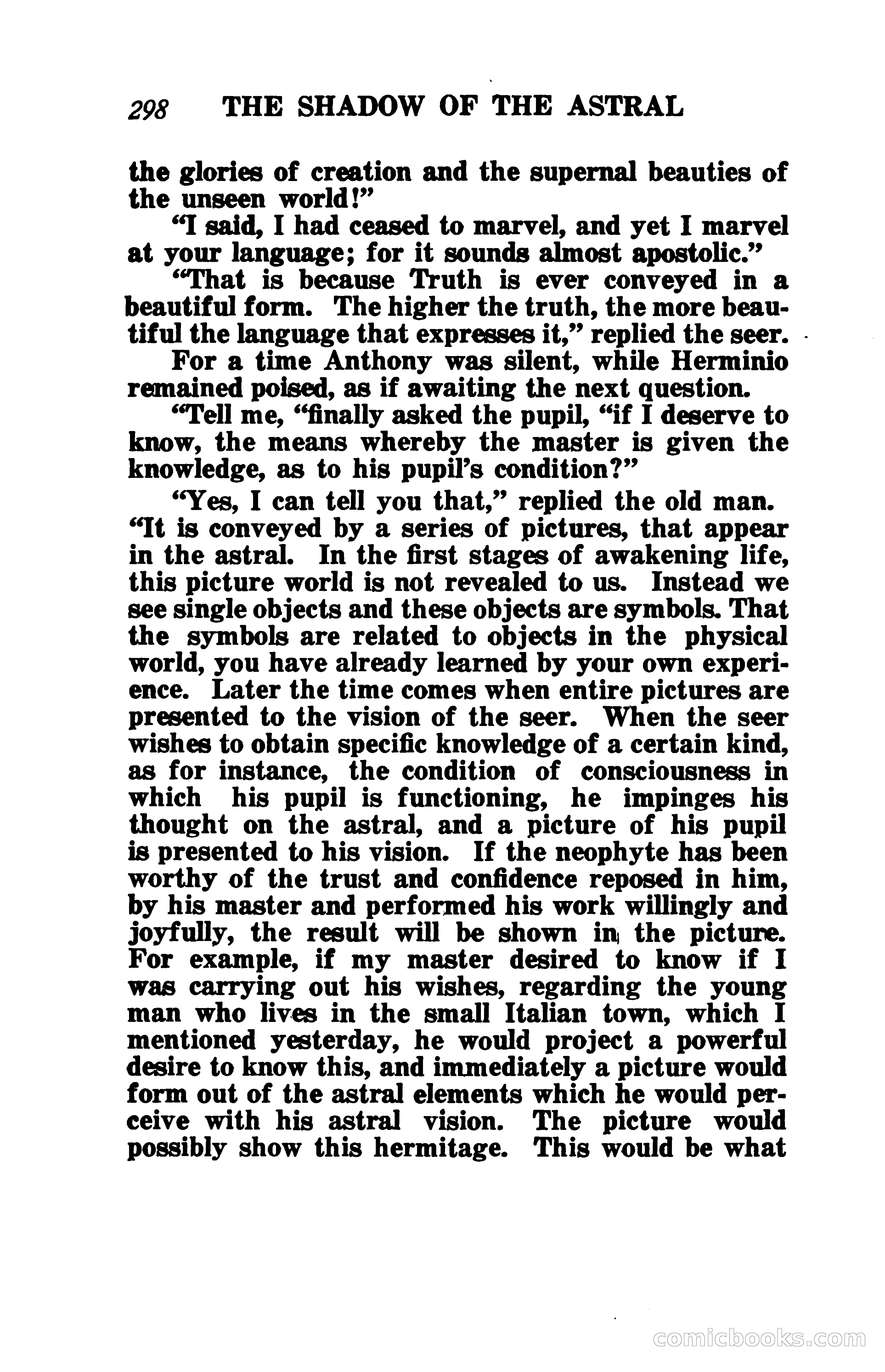 The Shadow of the Astral: A Mystic Narrative — page 305 of 345