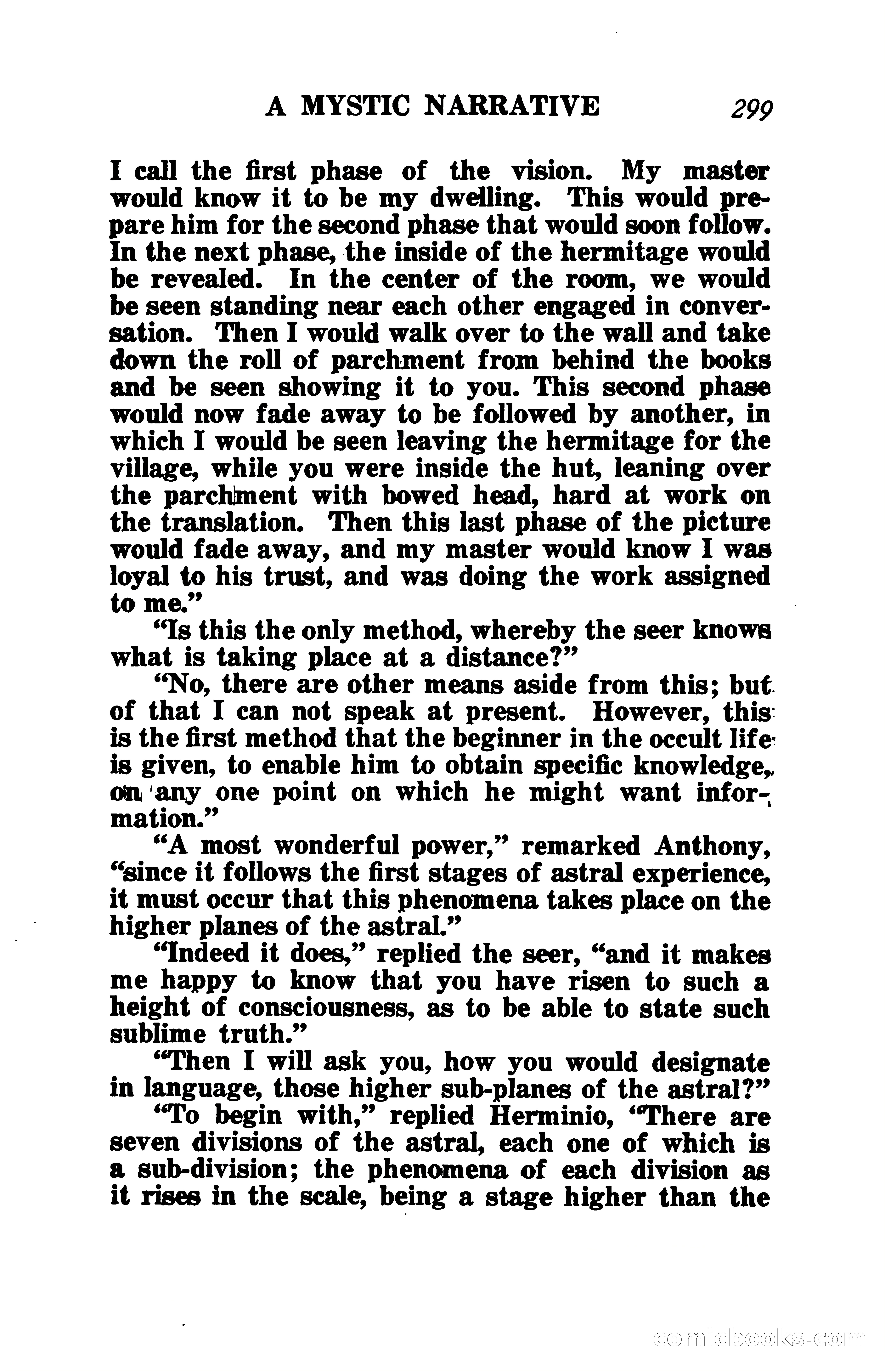 The Shadow of the Astral: A Mystic Narrative — page 306 of 345
