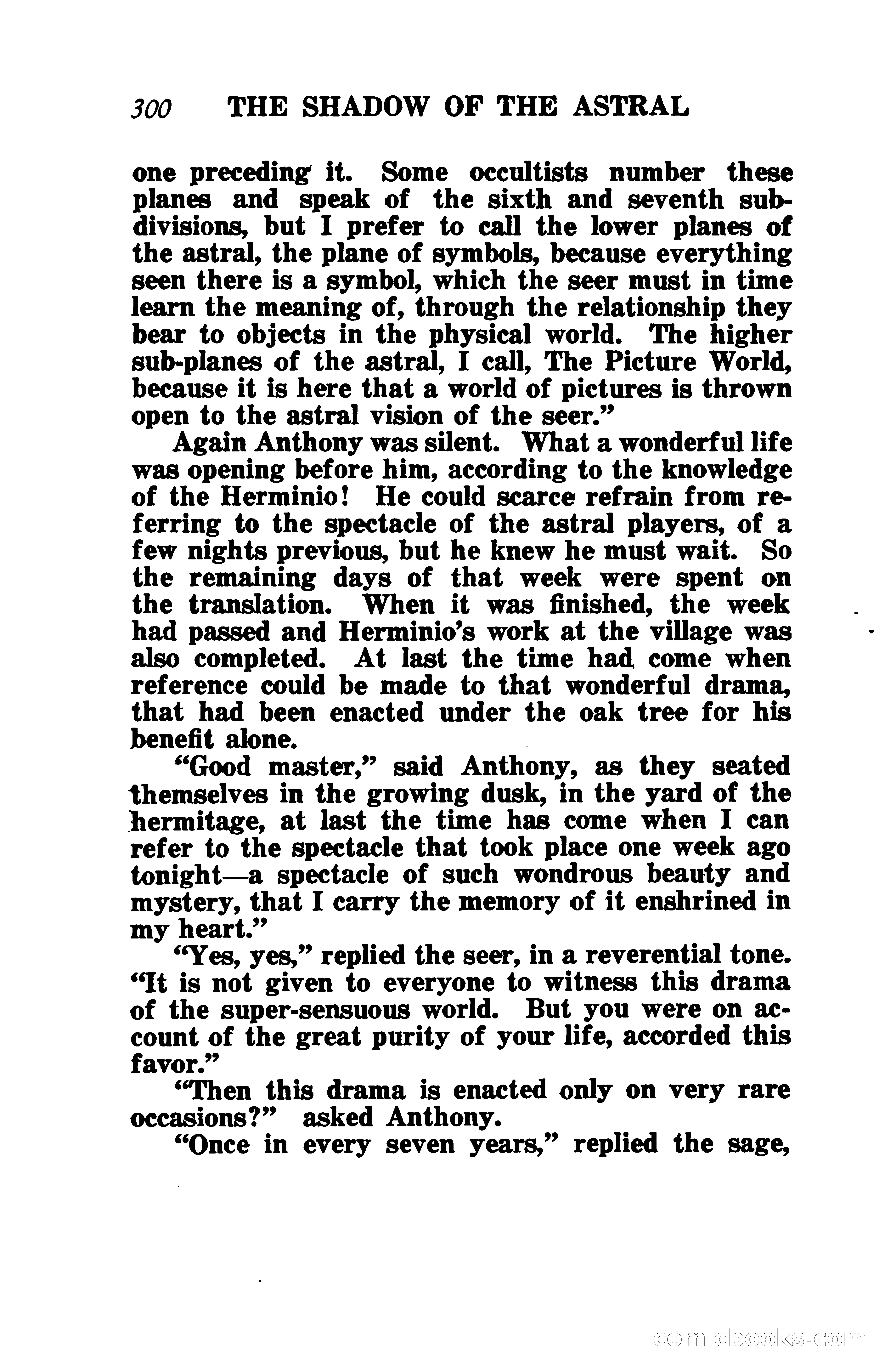 The Shadow of the Astral: A Mystic Narrative — page 307 of 345