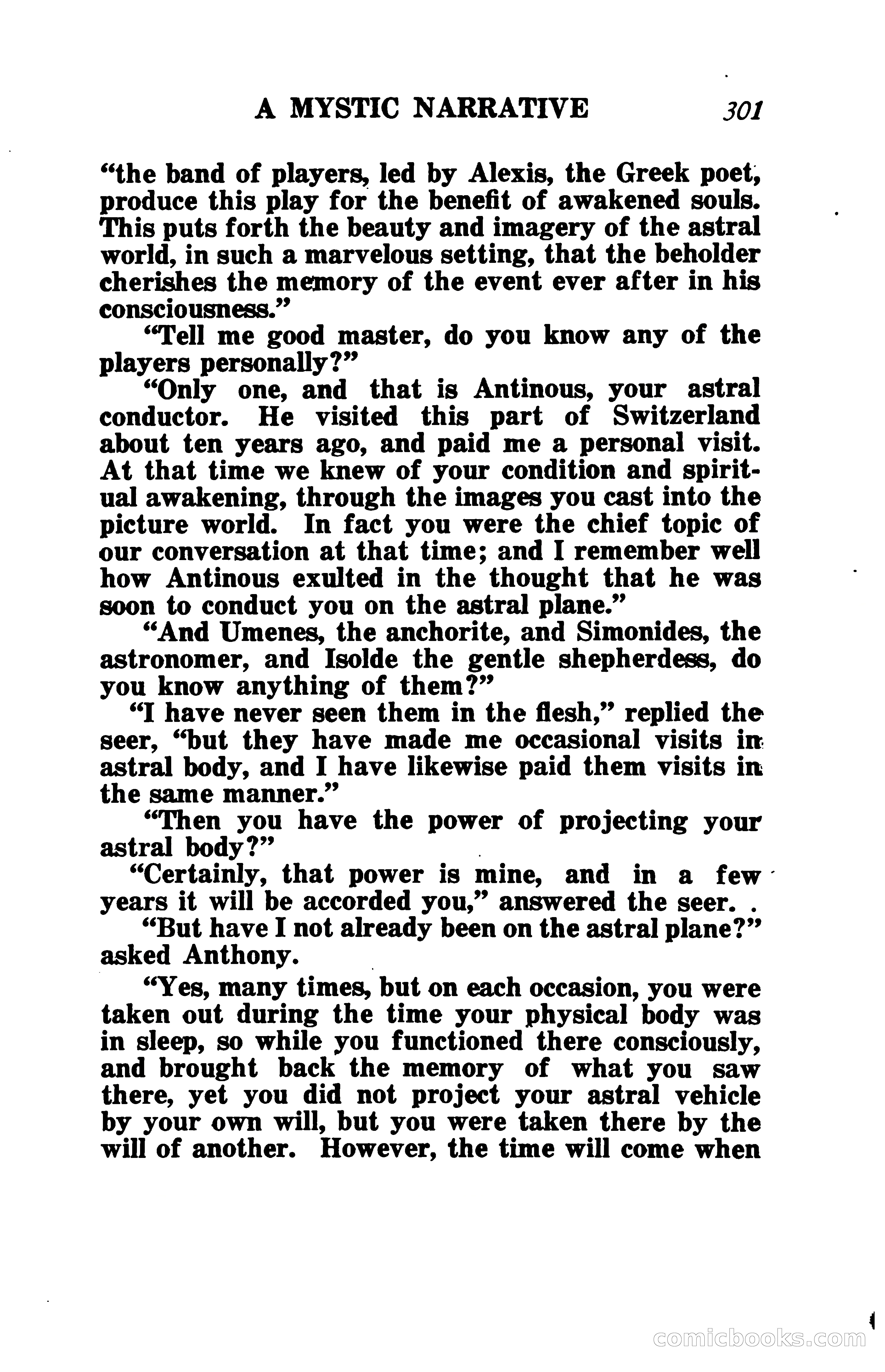 The Shadow of the Astral: A Mystic Narrative — page 308 of 345