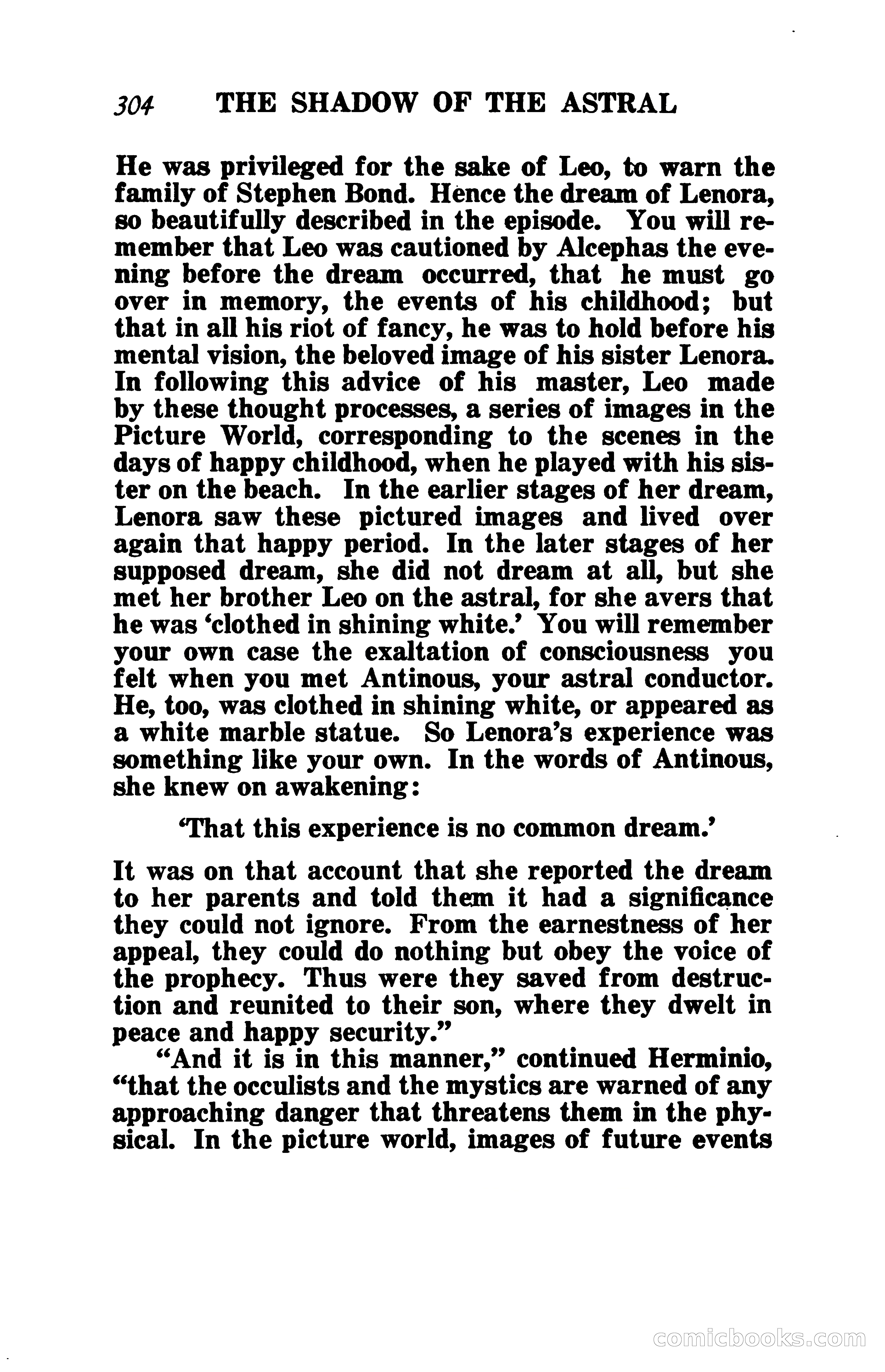 The Shadow of the Astral: A Mystic Narrative — page 311 of 345