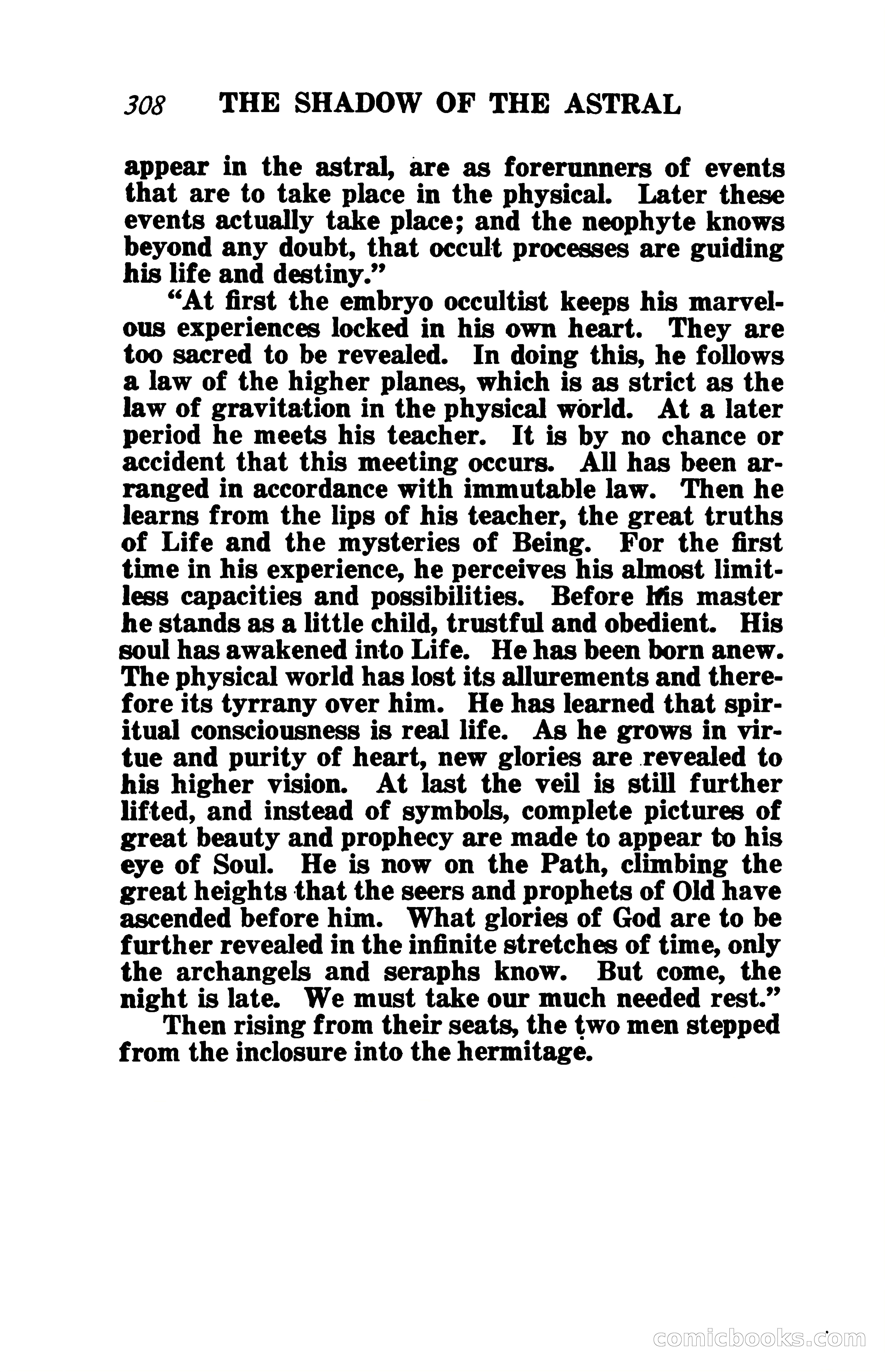 The Shadow of the Astral: A Mystic Narrative — page 315 of 345
