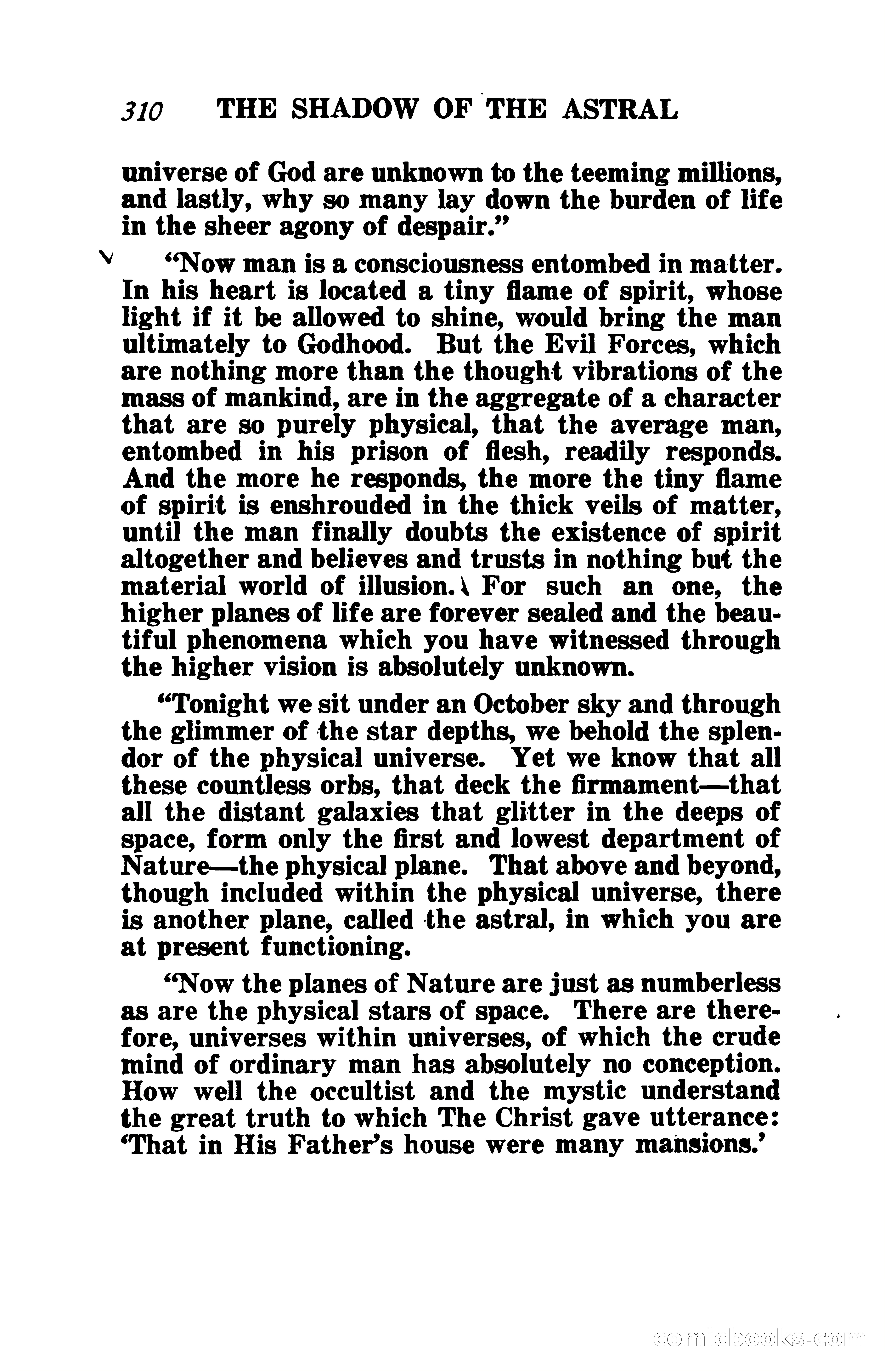 The Shadow of the Astral: A Mystic Narrative — page 317 of 345