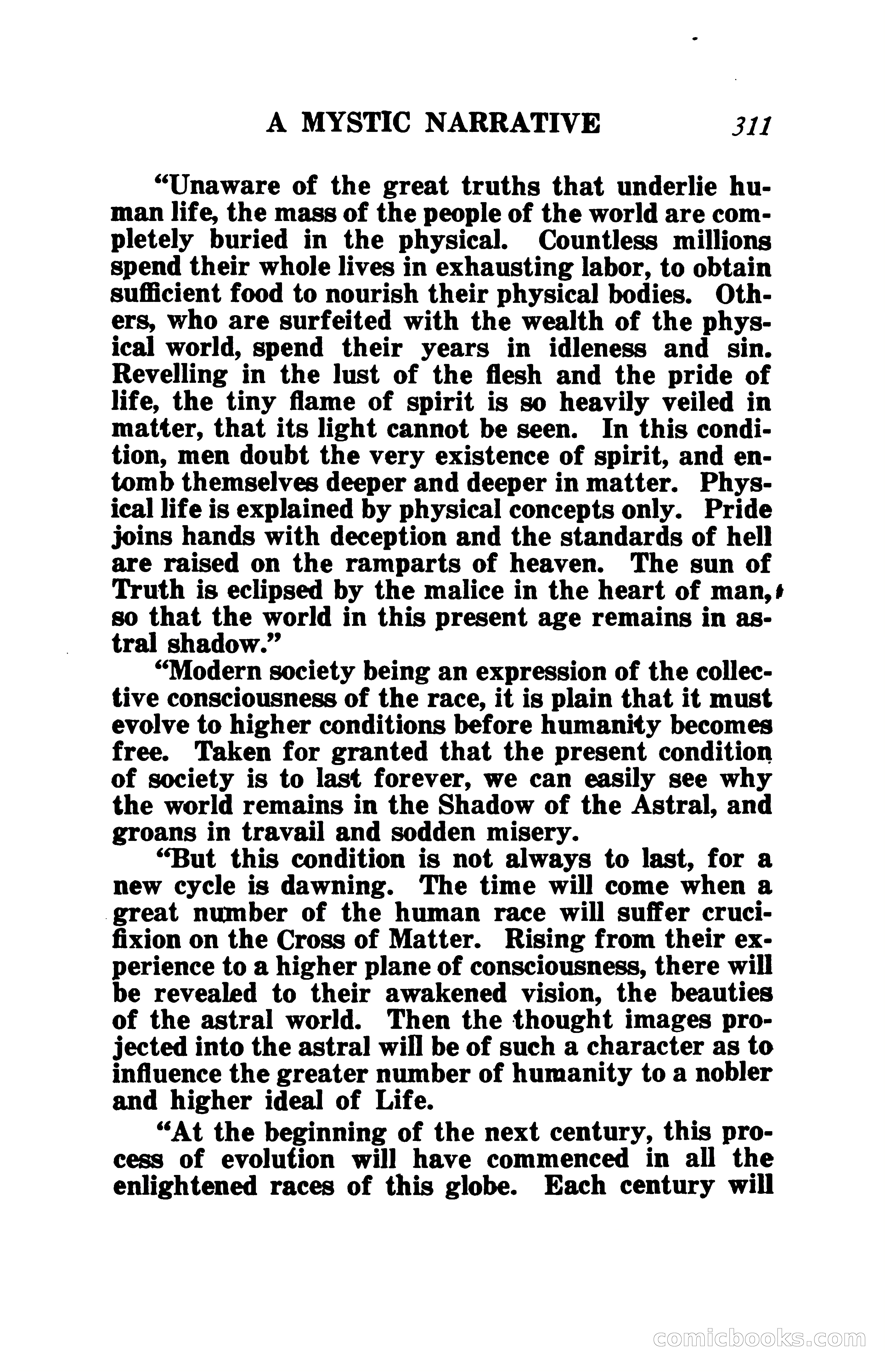The Shadow of the Astral: A Mystic Narrative — page 318 of 345