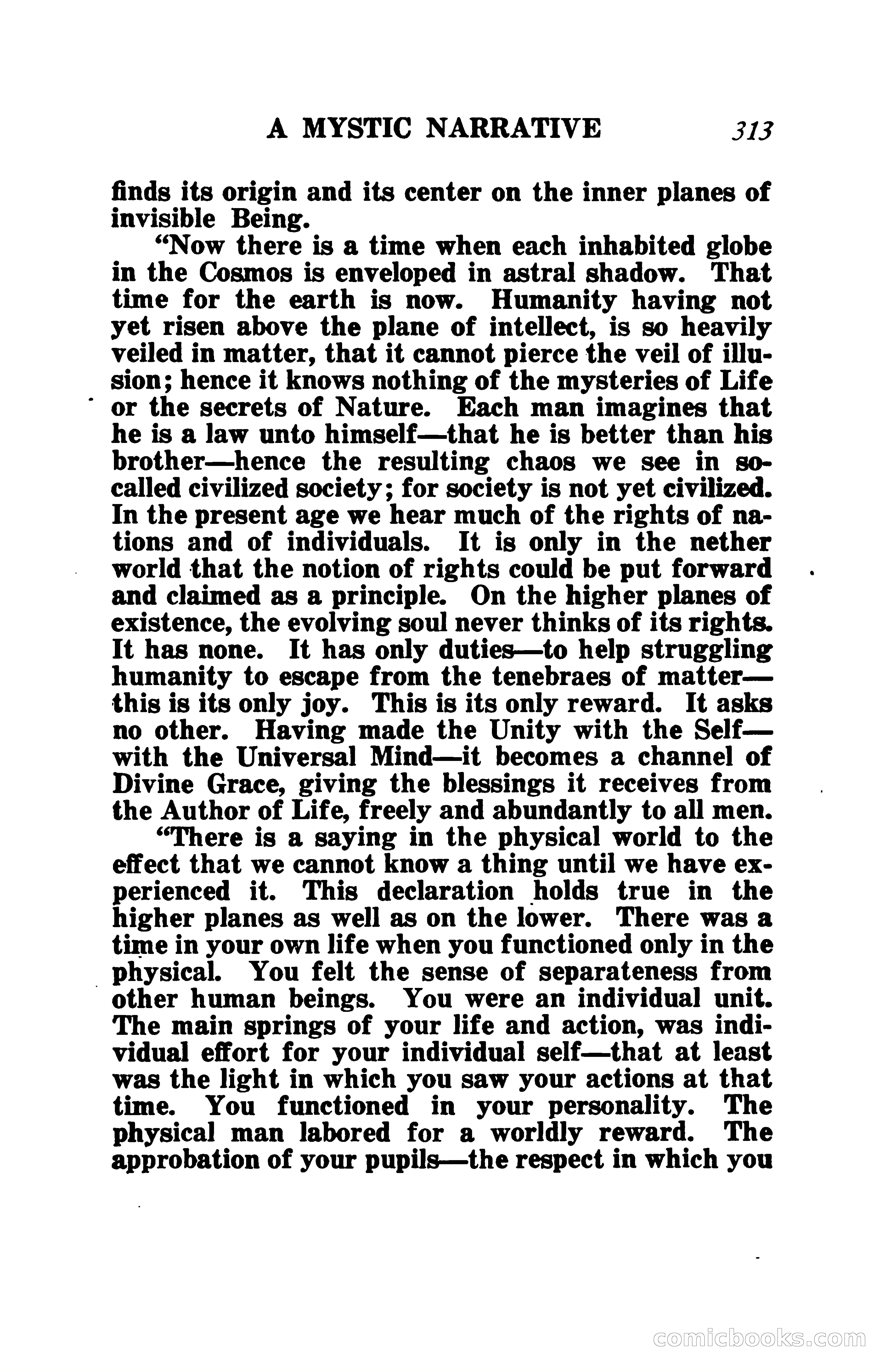 The Shadow of the Astral: A Mystic Narrative — page 320 of 345